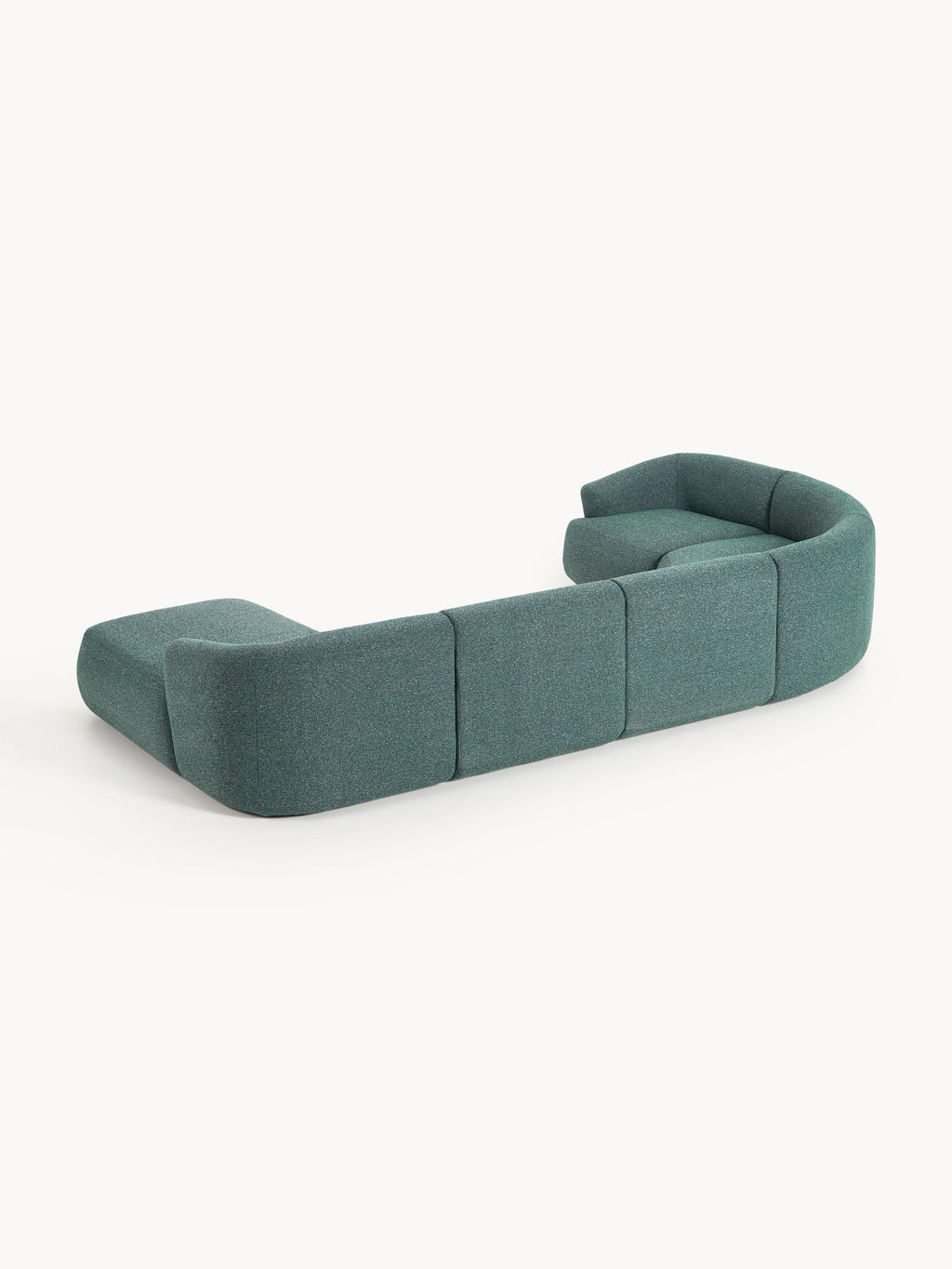 Modulares Bouclé-XL-Sofa Sofia