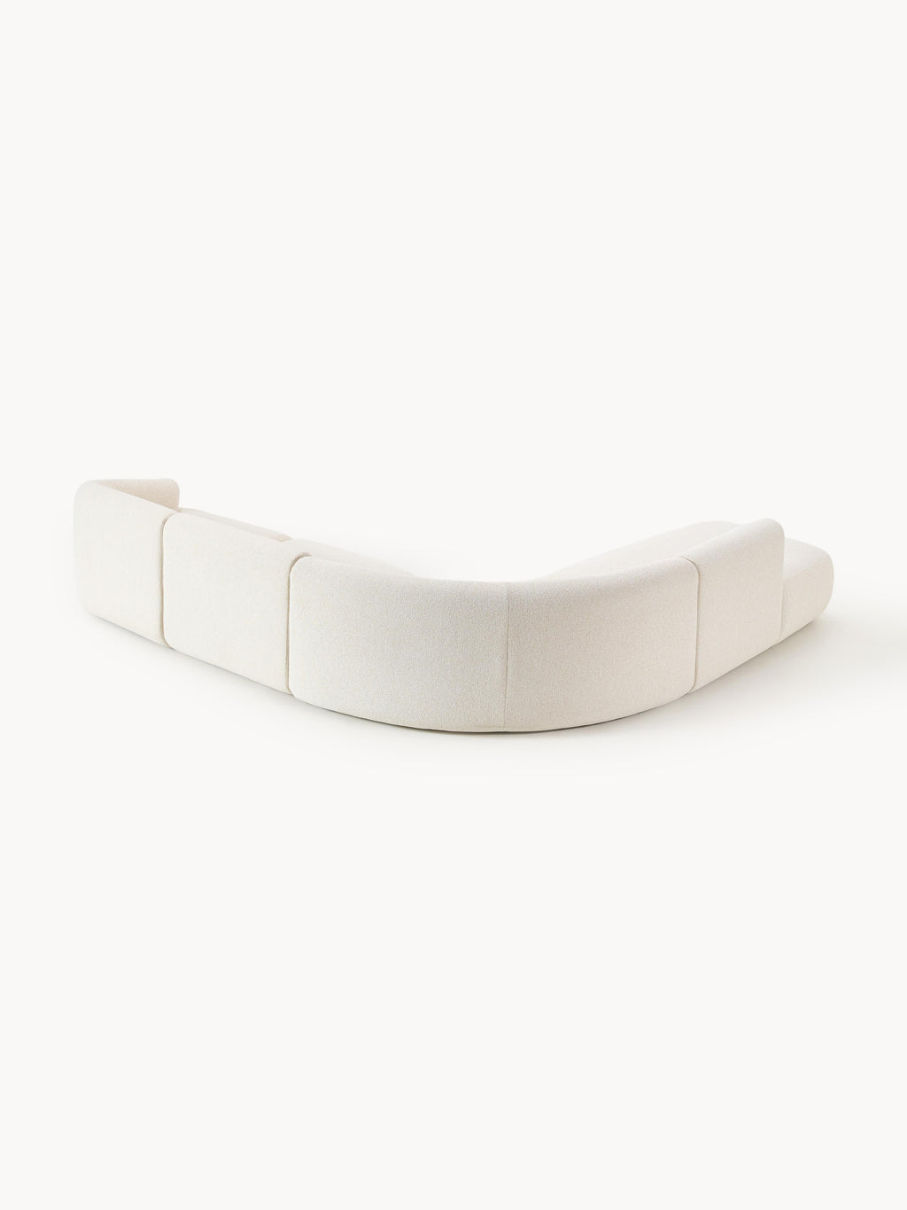 Modulares Bouclé-Ecksofa Sofia (4-Sitzer)