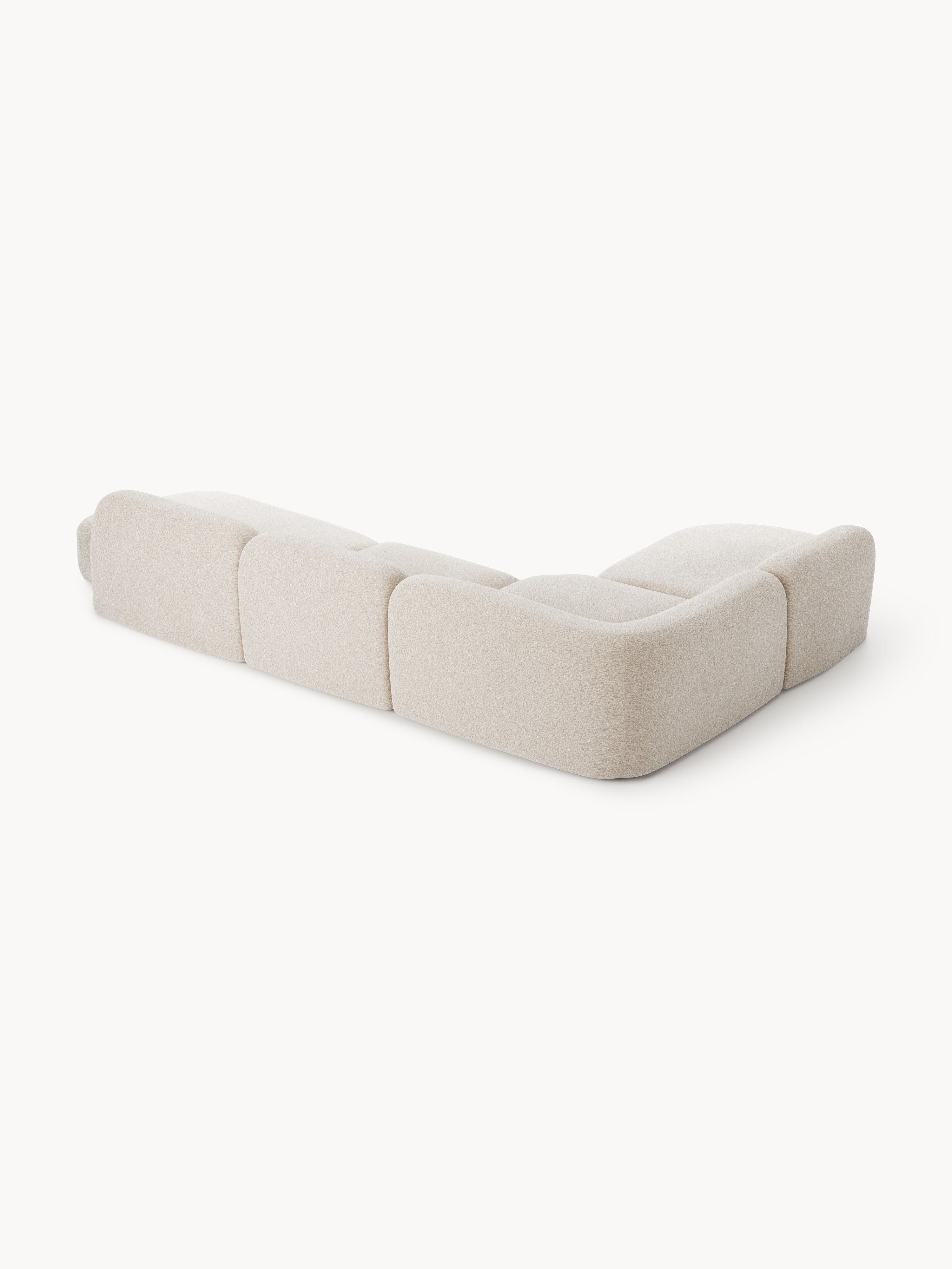 Modulares XL-Ecksofa Wolke mit Chaiselongue