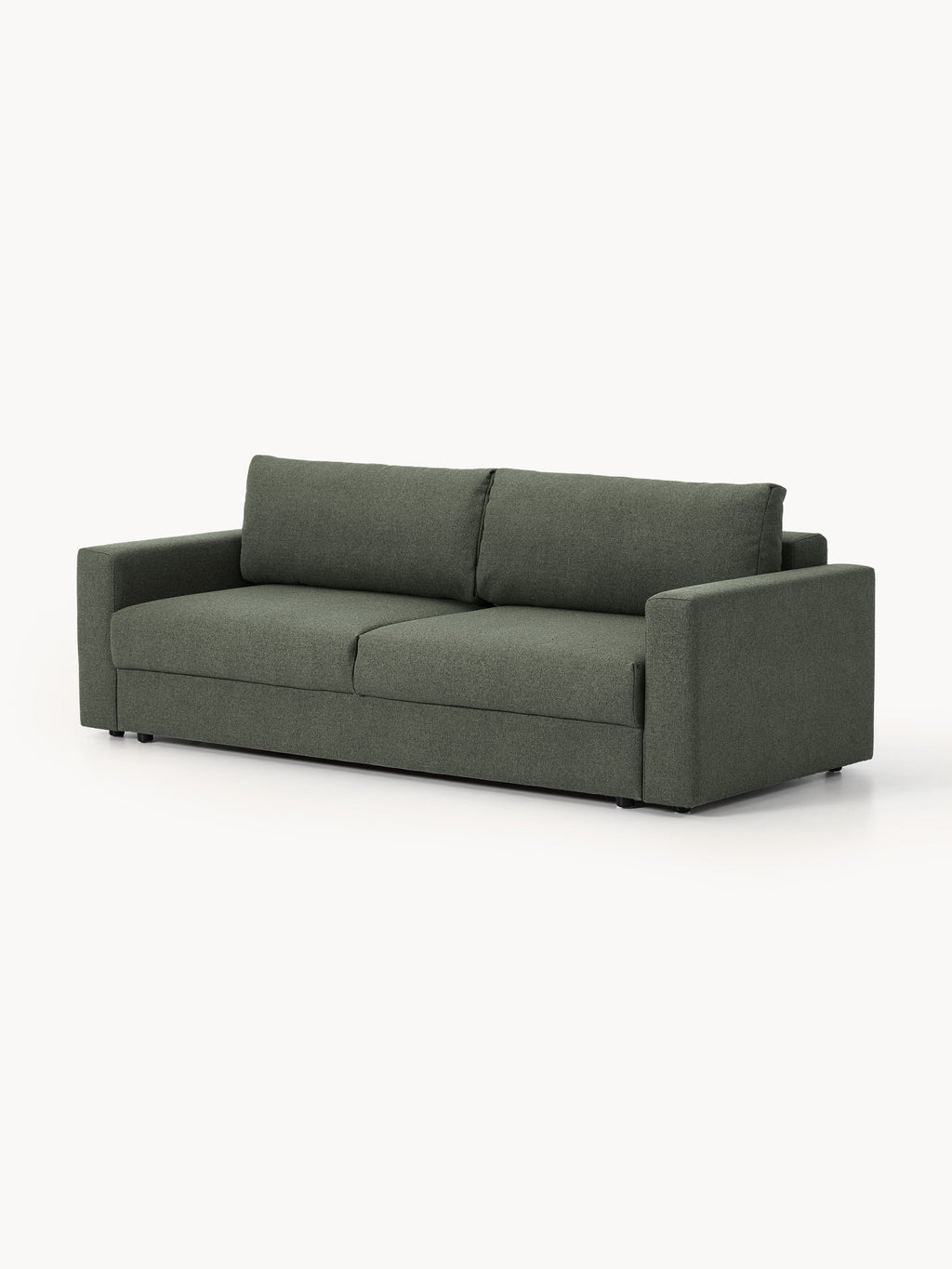 Bouclé-Schlafsofa Tasha (3-Sitzer) mit Stauraum