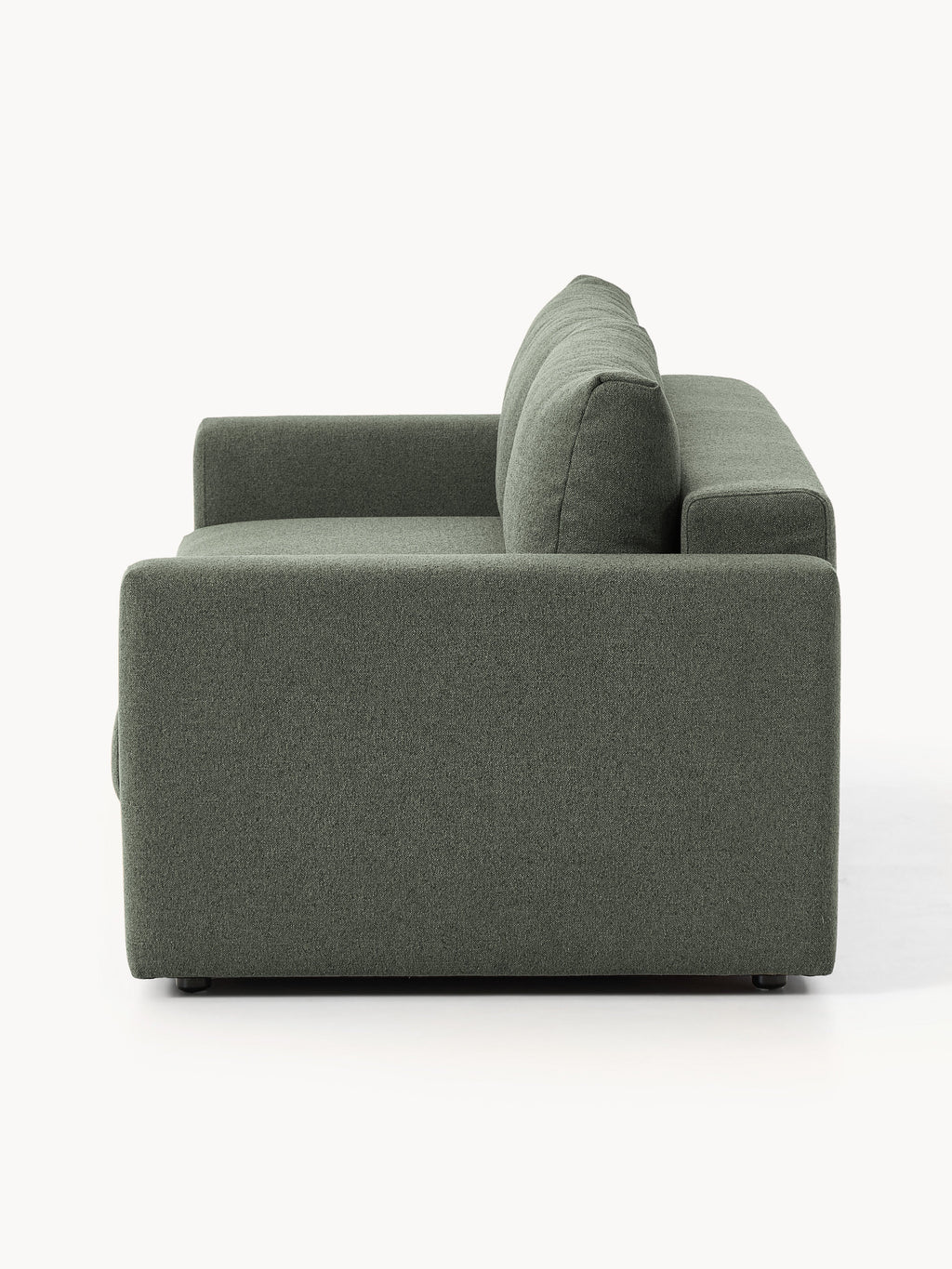 Bouclé-Schlafsofa Tasha (3-Sitzer) mit Stauraum