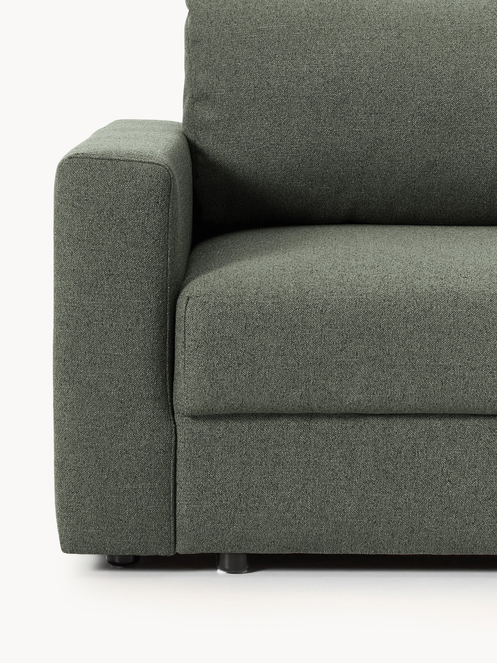 Bouclé-Schlafsofa Tasha (3-Sitzer) mit Stauraum