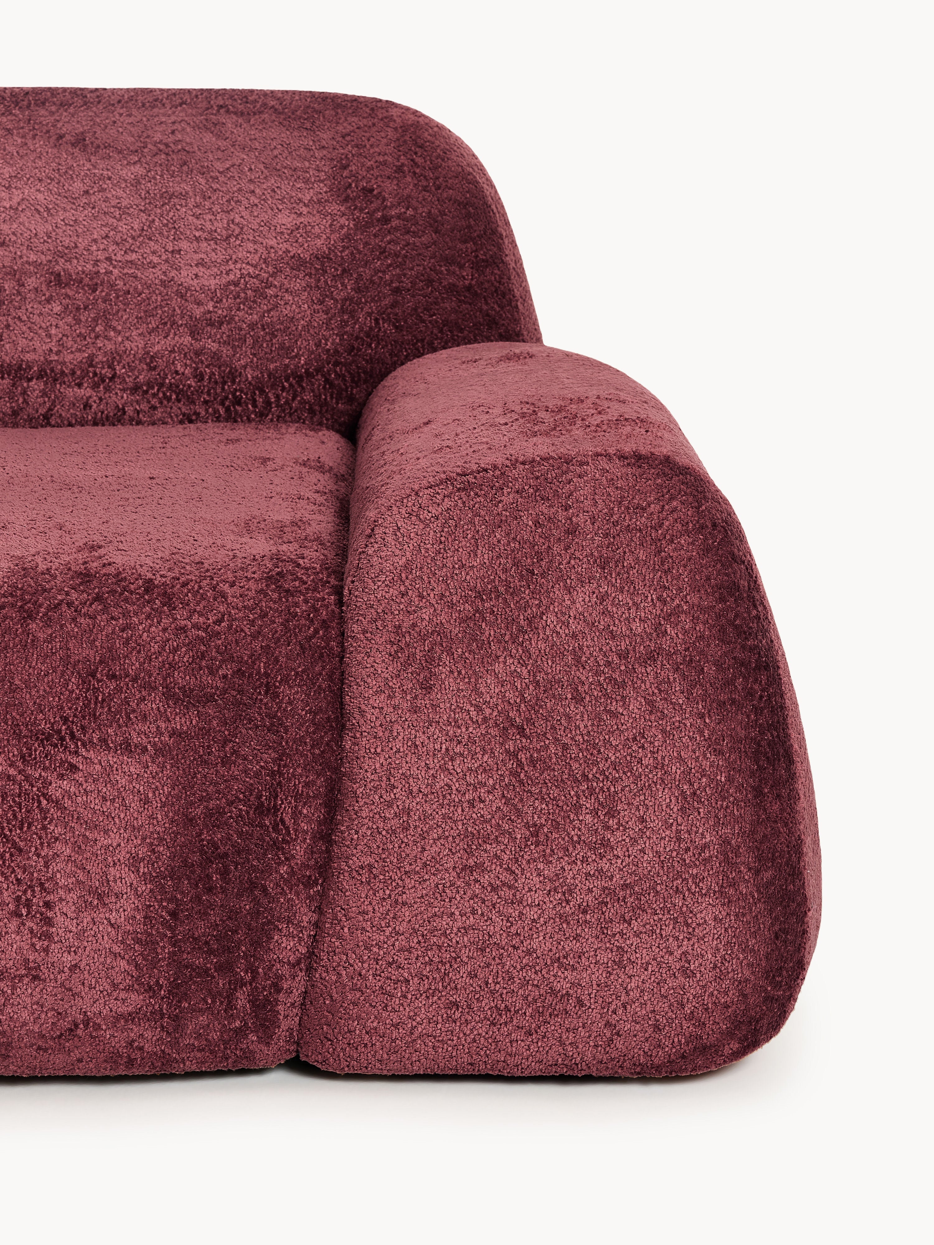 Modulares Teddy-Bouclé-Ecksofa Wolke (4-Sitzer) mit Chaiselongue