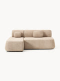 Galeriebild 1 - Schlafsofa Pao aus Teddy-Bouclé mit Stauraum