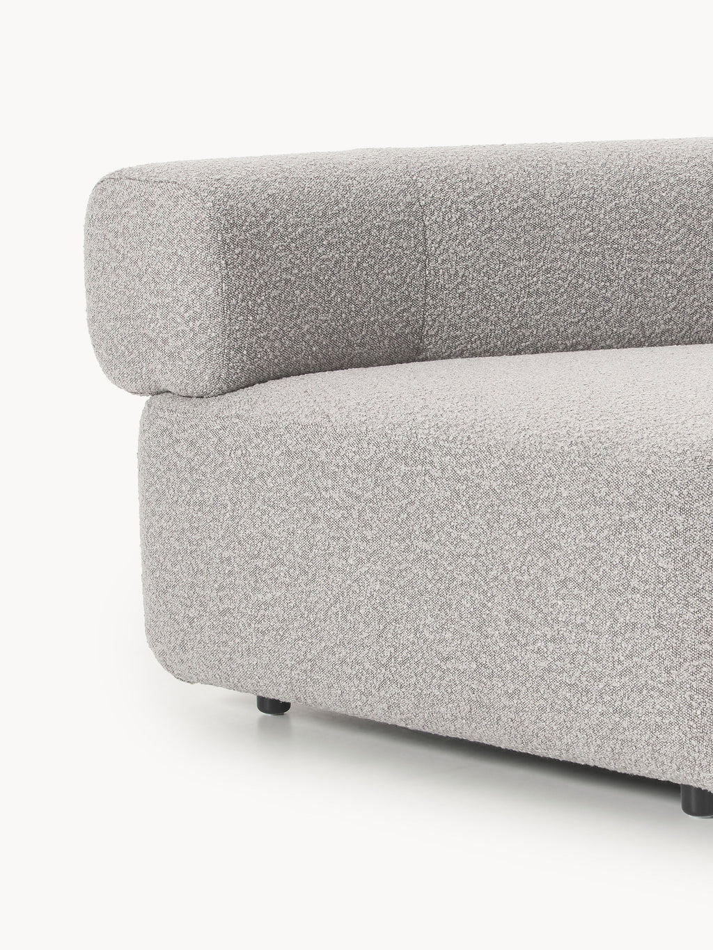 Rundes Bouclé-Eckmodul Anton