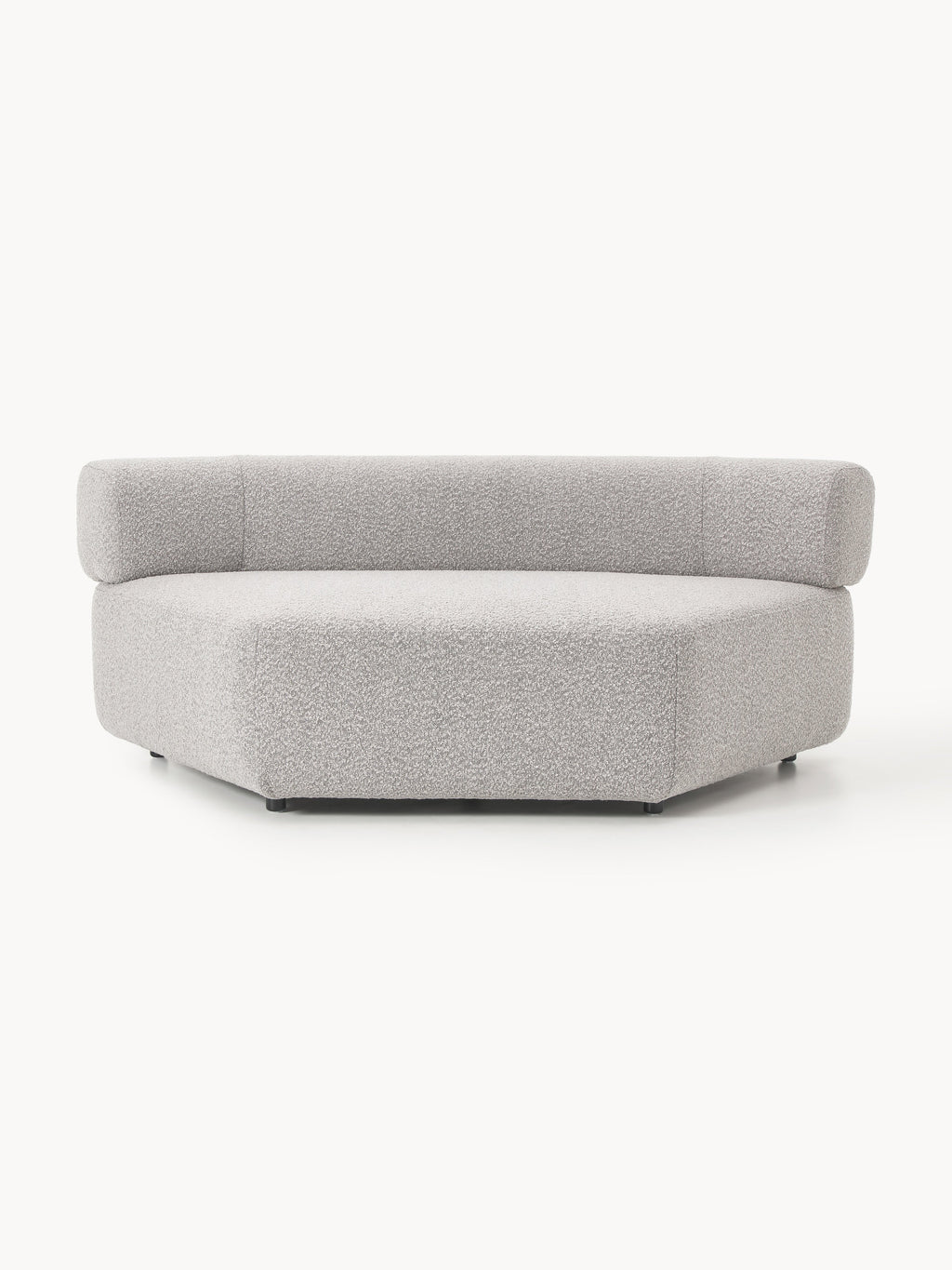Galeriebild 1 - Rundes Bouclé-Eckmodul Anton