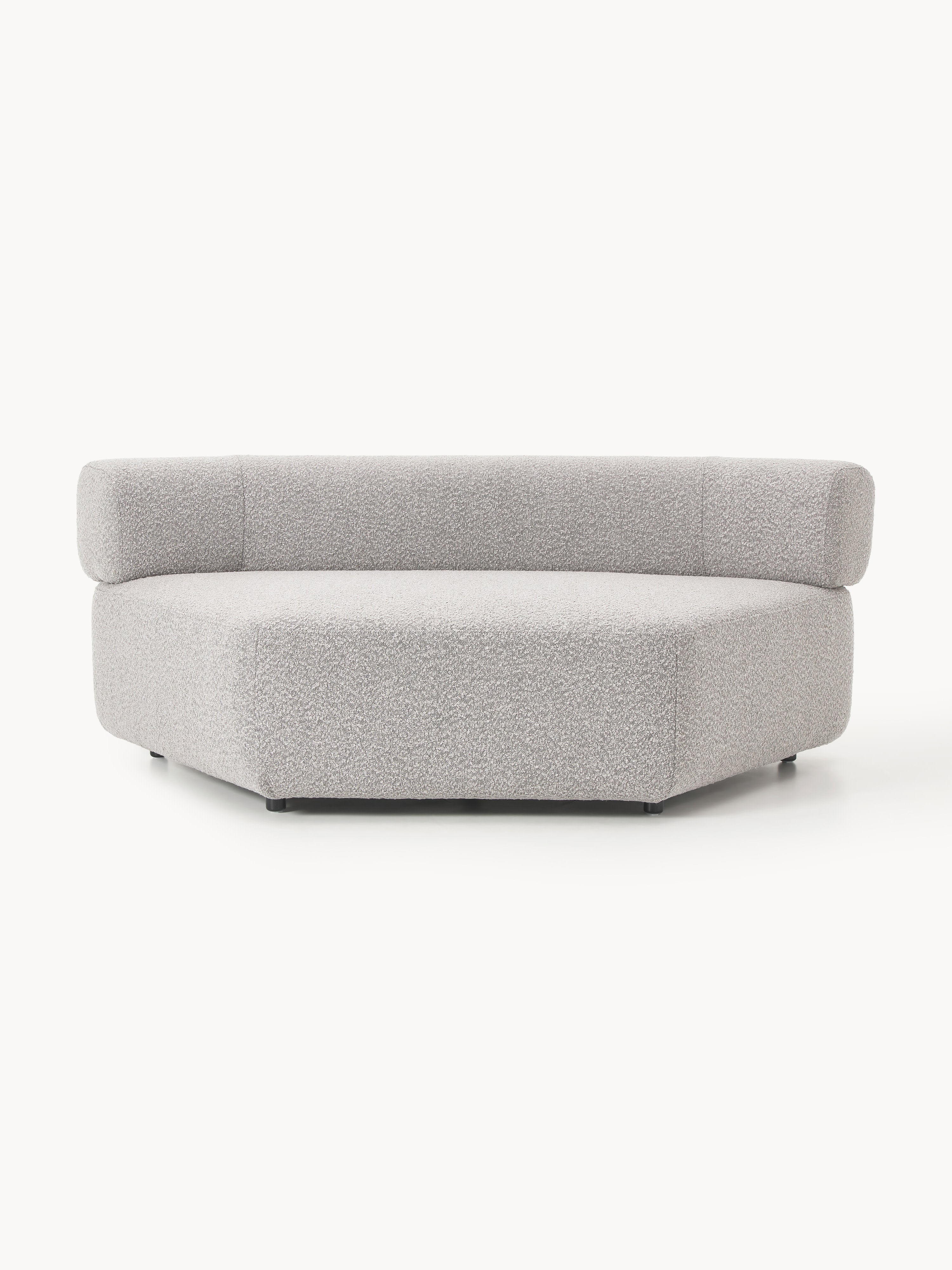 Galeriebild 1 - Rundes Bouclé-Eckmodul Anton