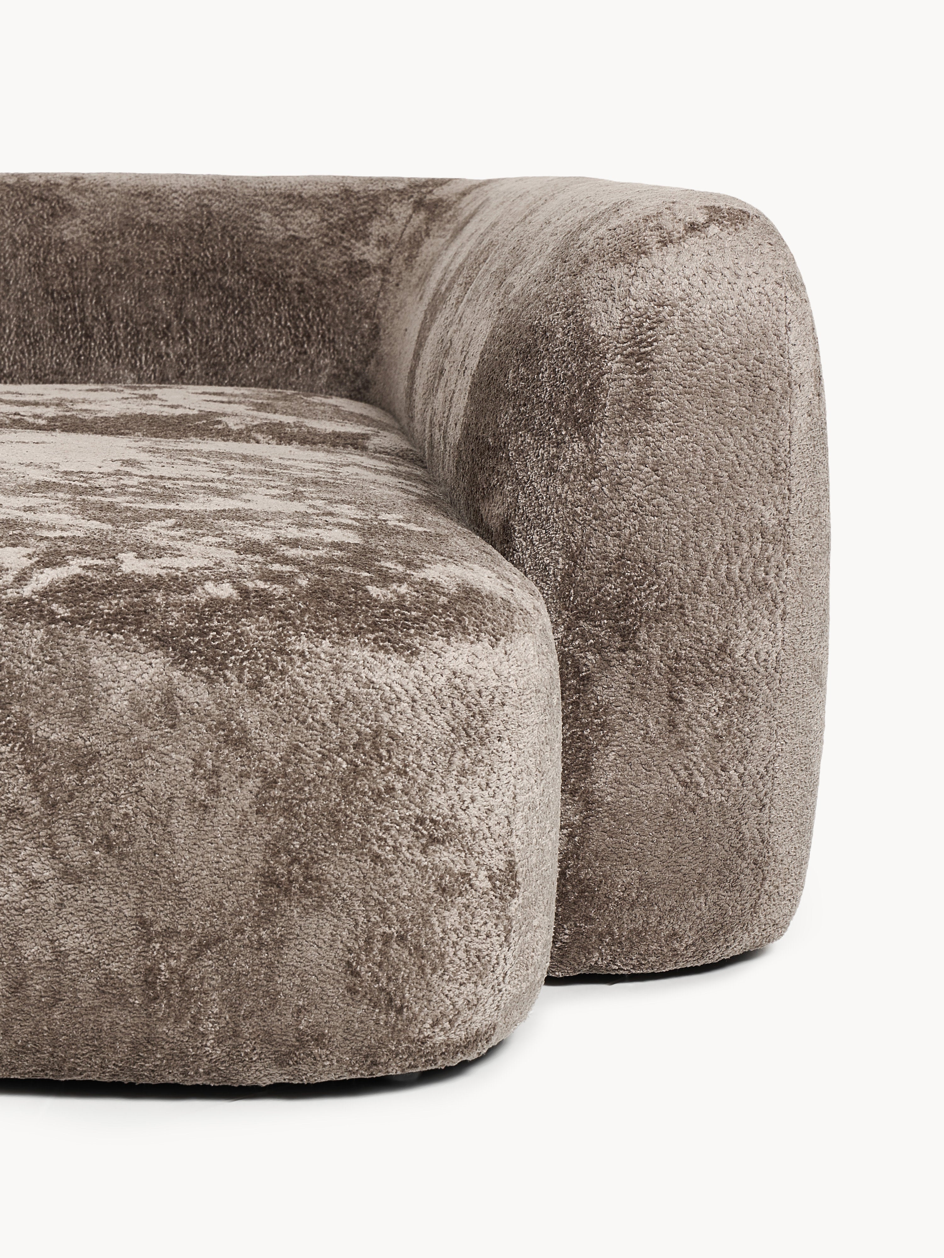 Modulares Teddy-Bouclé-Ecksofa Wolke (4-Sitzer) mit Chaiselongue