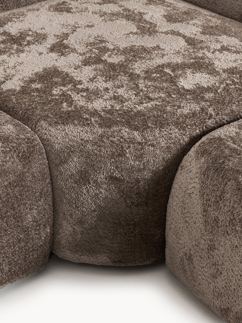 Modulares Teddy-Bouclé-Ecksofa Wolke (4-Sitzer) mit Chaiselongue