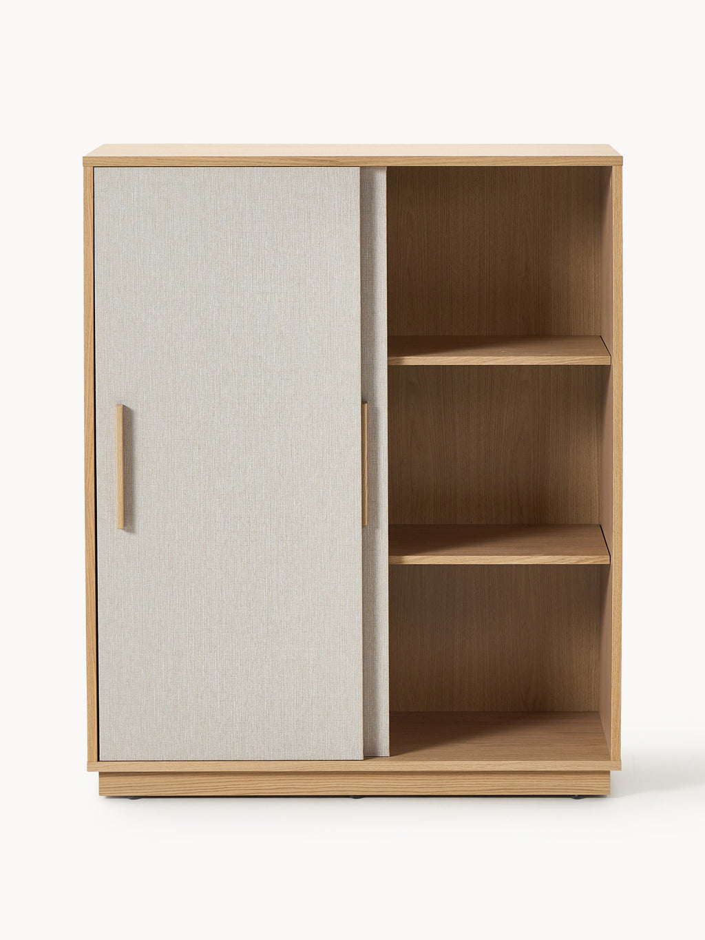 Holz-Highboard Wisp mit gepolsteter Front