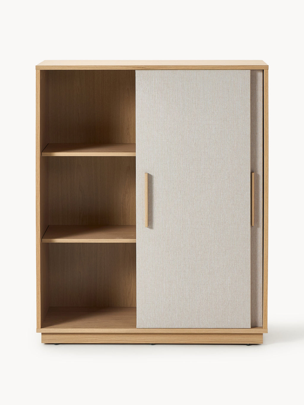Holz-Highboard Wisp mit gepolsteter Front