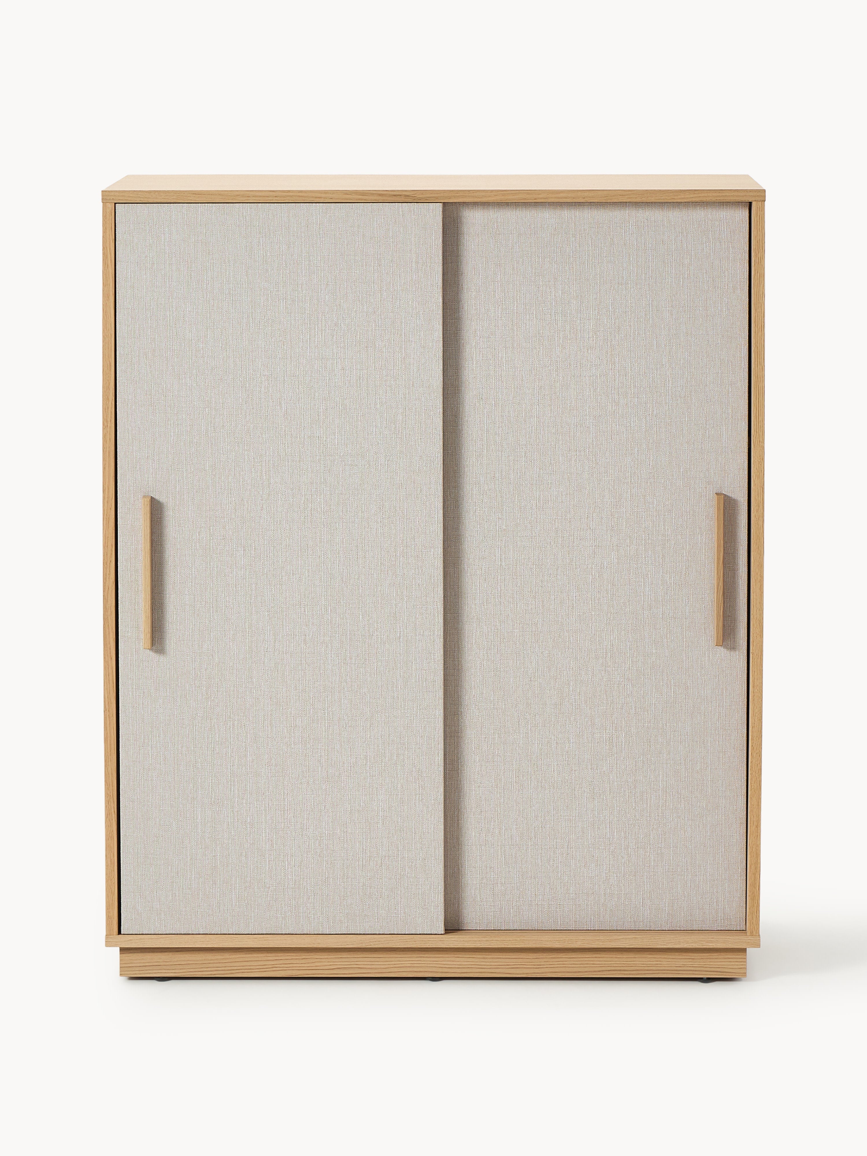 Holz-Highboard Wisp mit gepolsteter Front