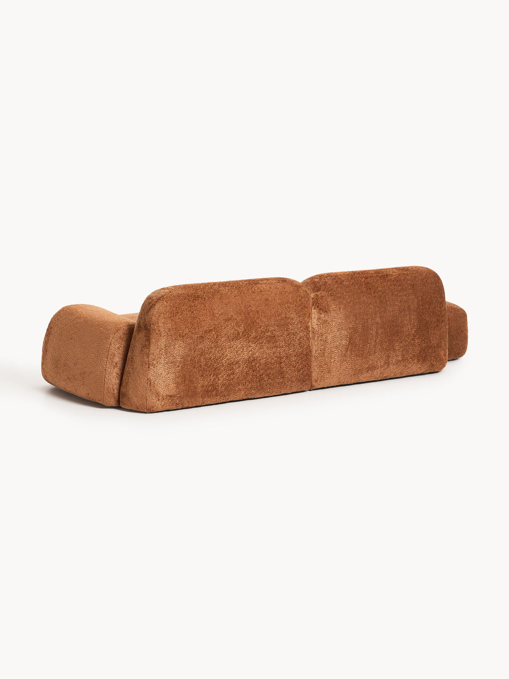 Modulare Teddy-Bouclé-Chaise Wolke (3-Sitzer)