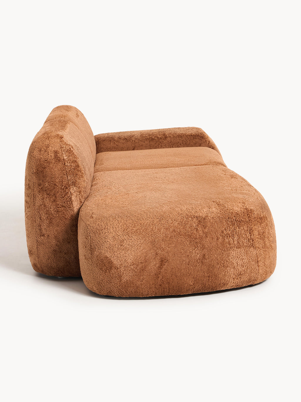 Modulare Teddy-Bouclé-Chaise Wolke (3-Sitzer)