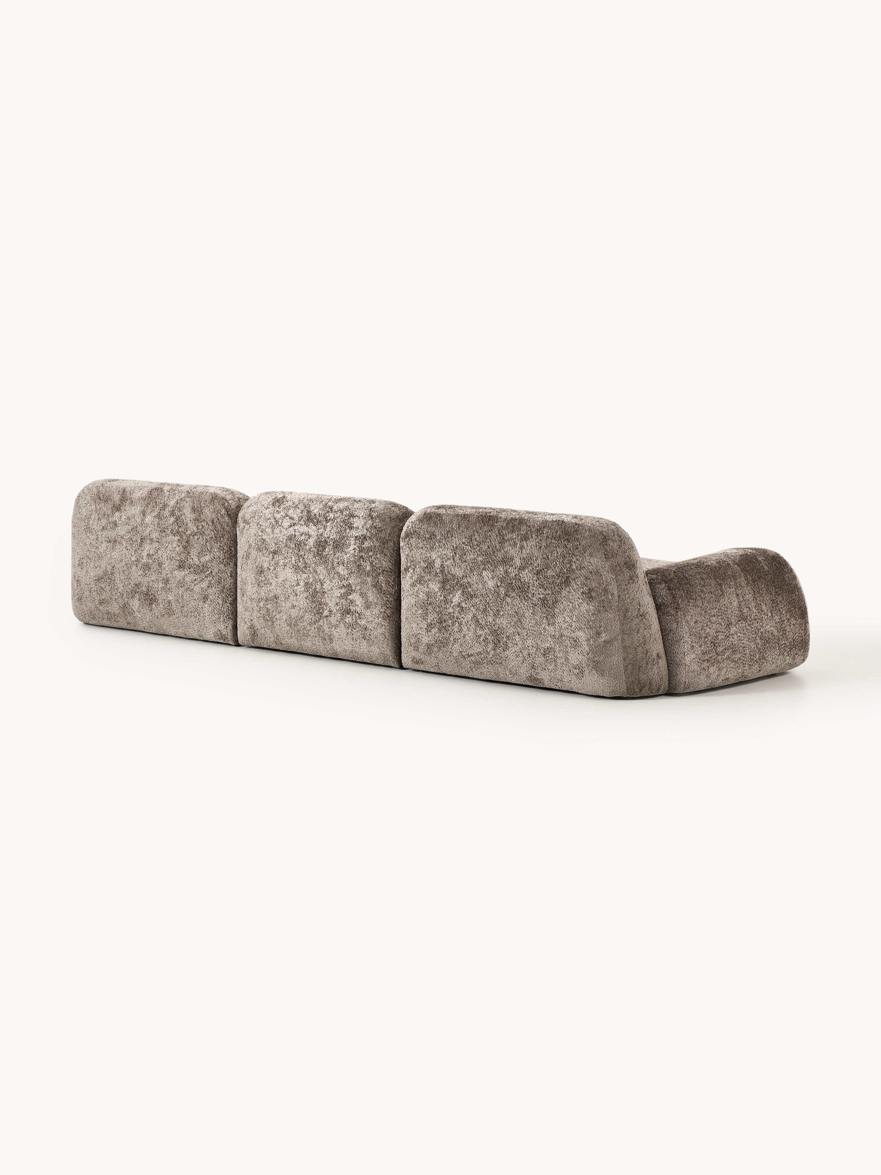 Modulares Teddy-Bouclé-Sofa Wolke (4-Sitzer)
