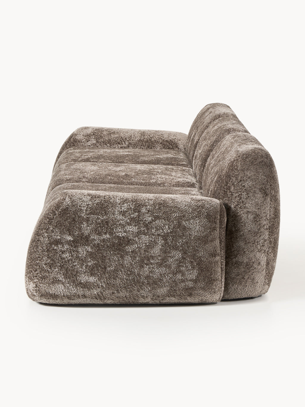 Modulares Teddy-Bouclé-Sofa Wolke (4-Sitzer)