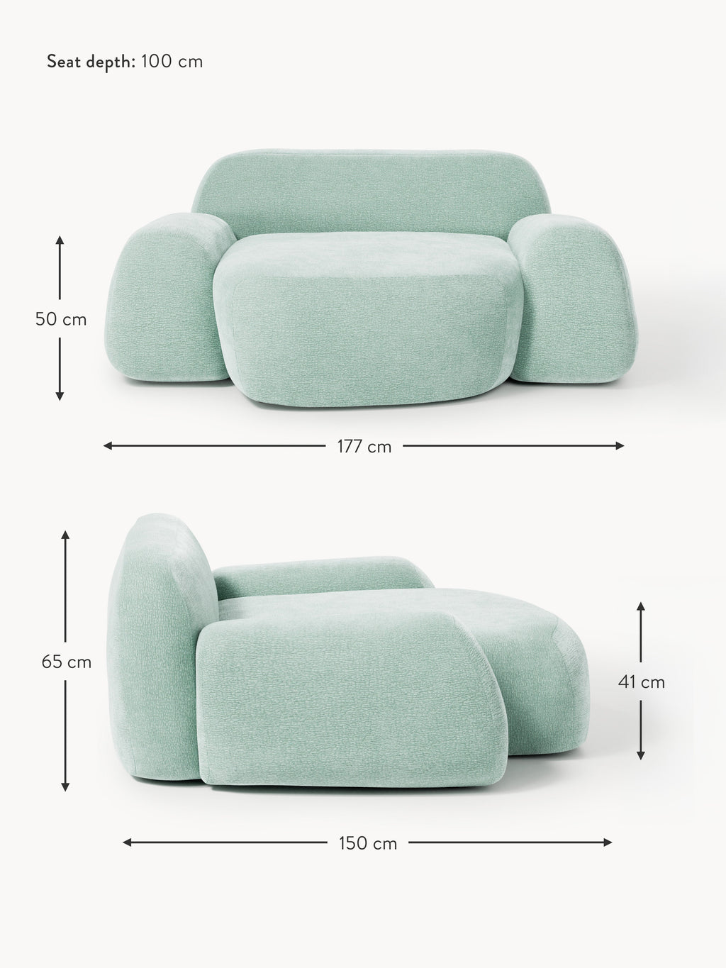 XL-Loungesessel Wolke