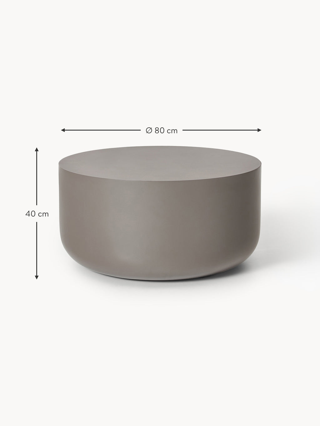 Runder In- & Outdoor-Couchtisch Rona
