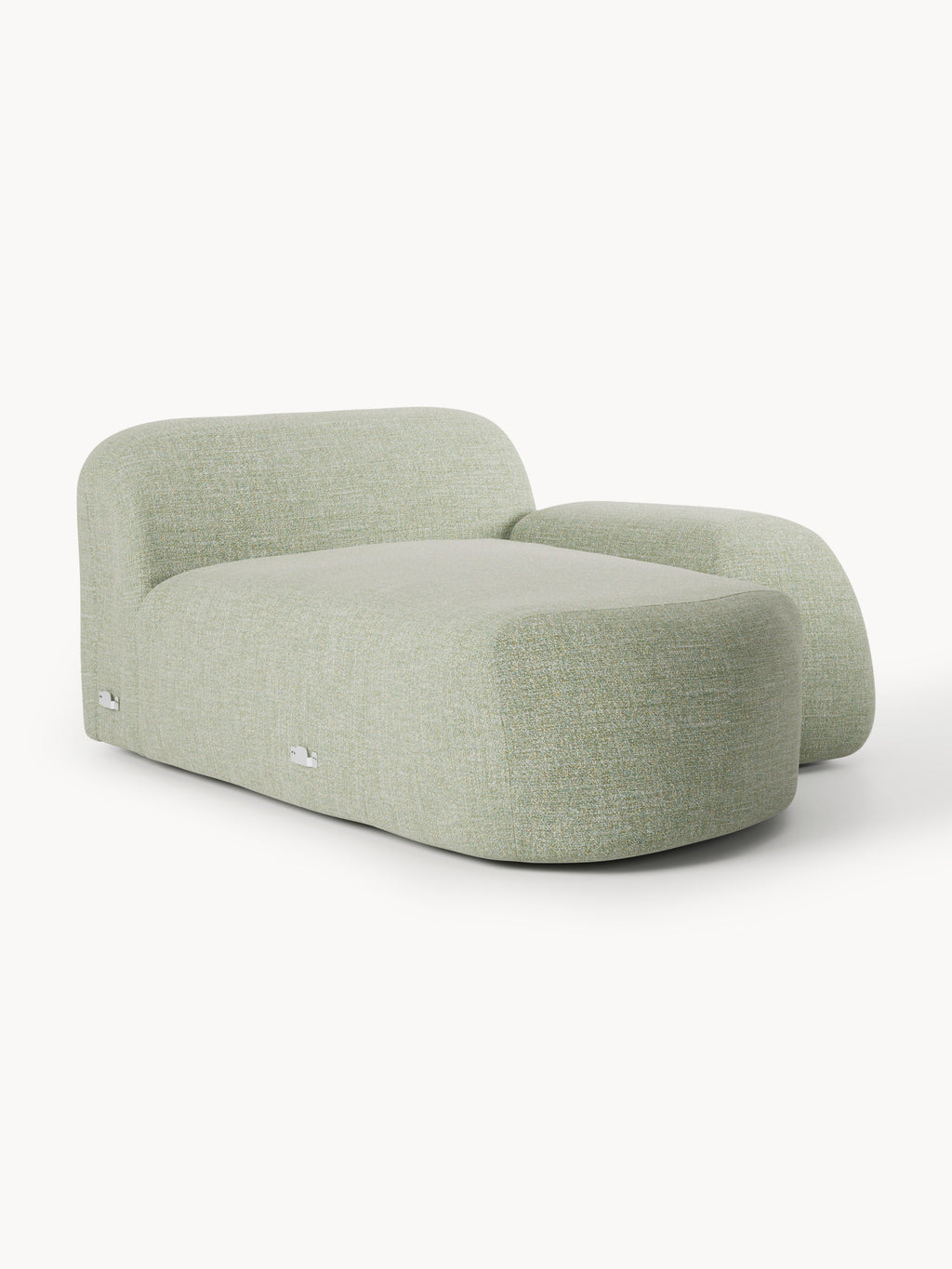 Bouclé-Chaise-Eckmodul Wolke