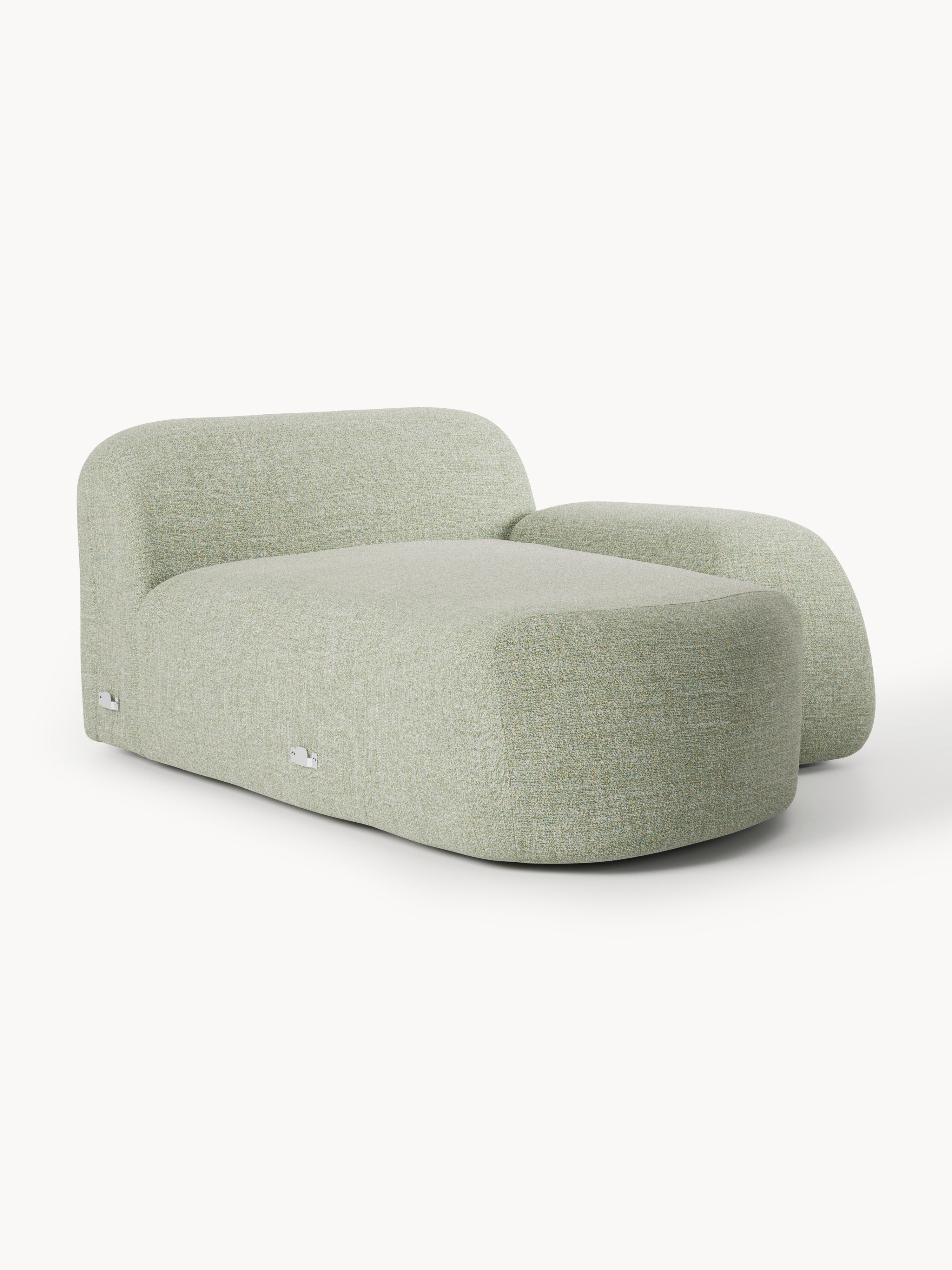 Bouclé-Chaise-Eckmodul Wolke