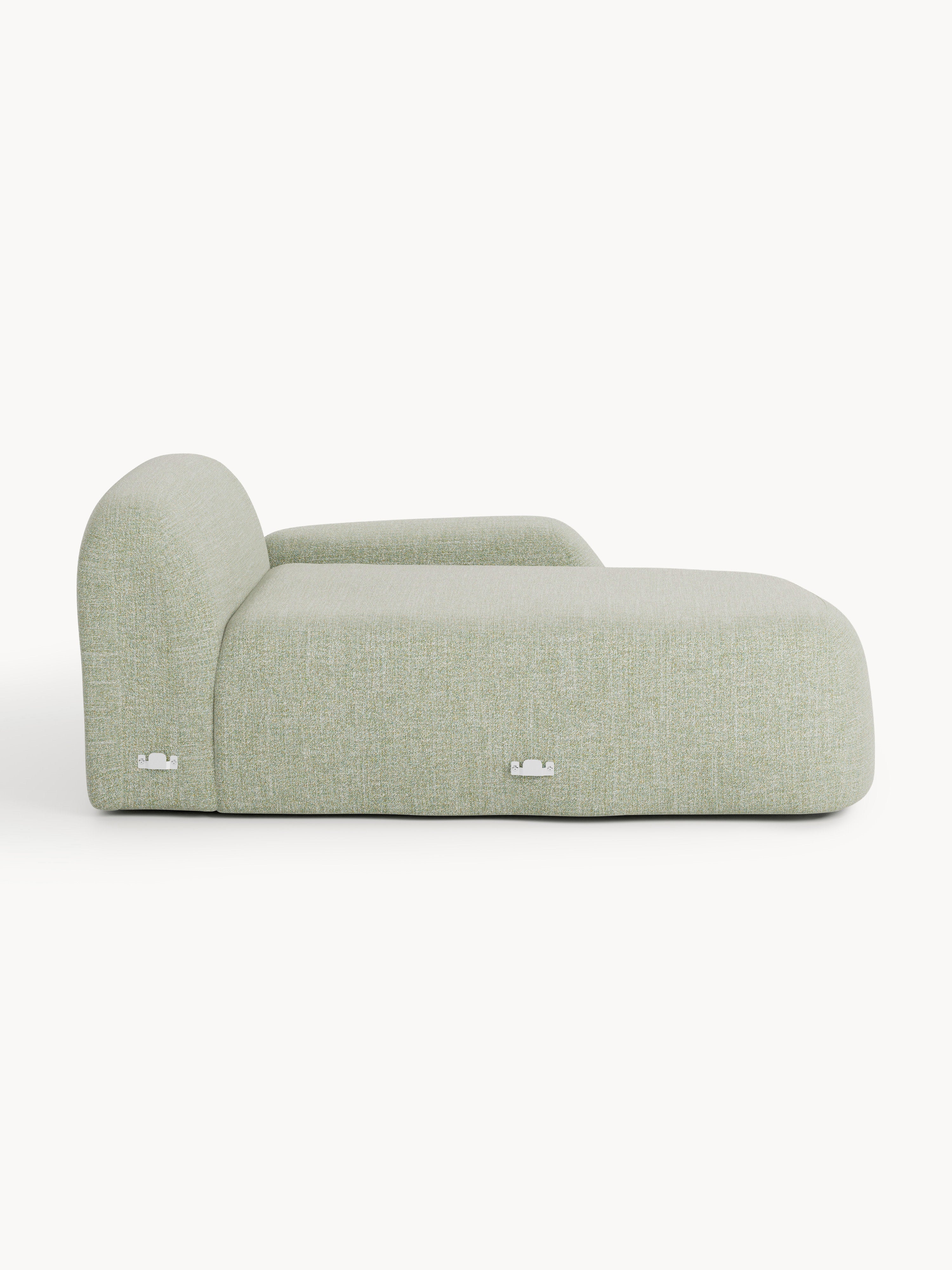 Bouclé-Chaise-Eckmodul Wolke
