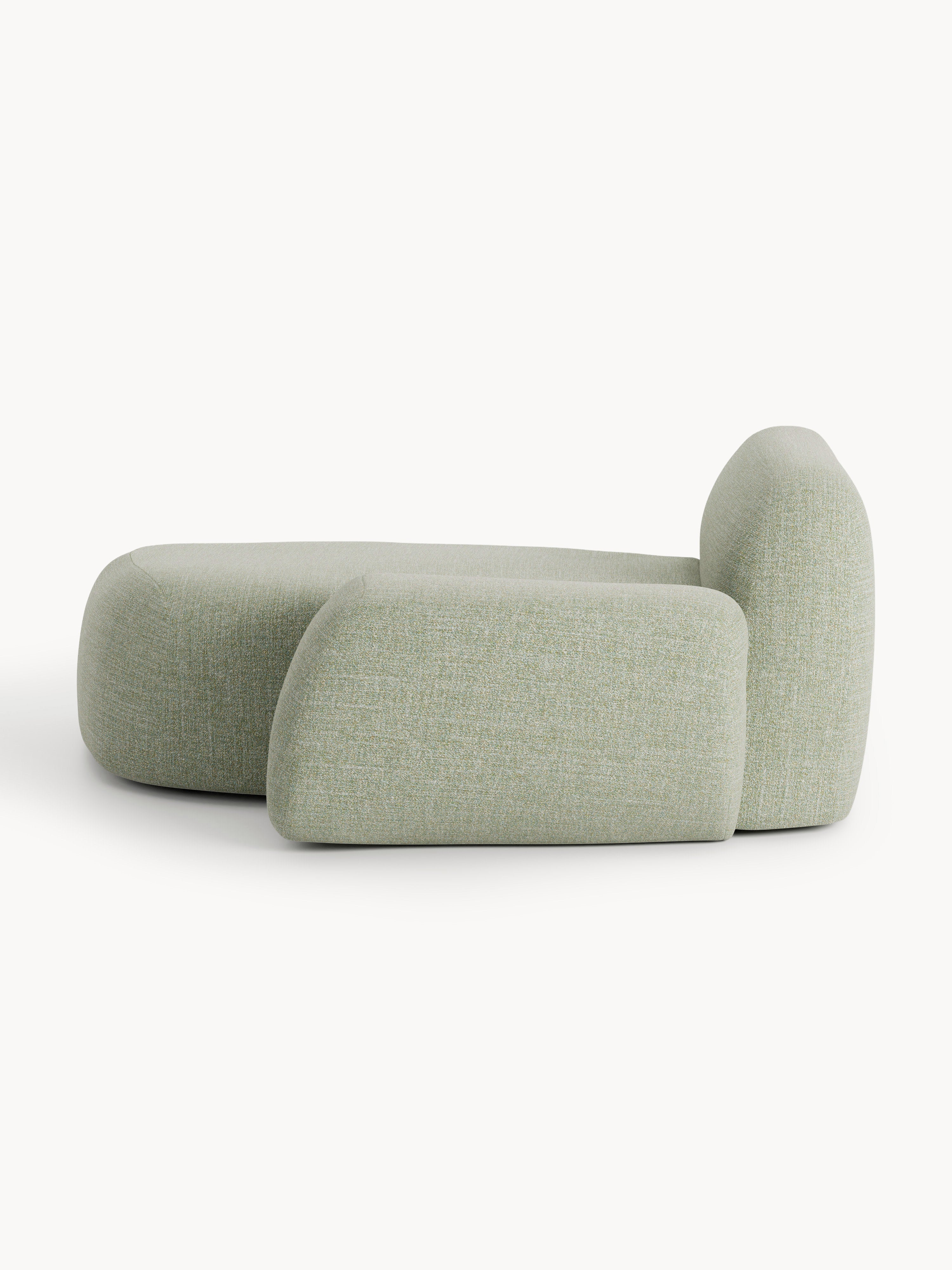 Bouclé-Chaise-Eckmodul Wolke