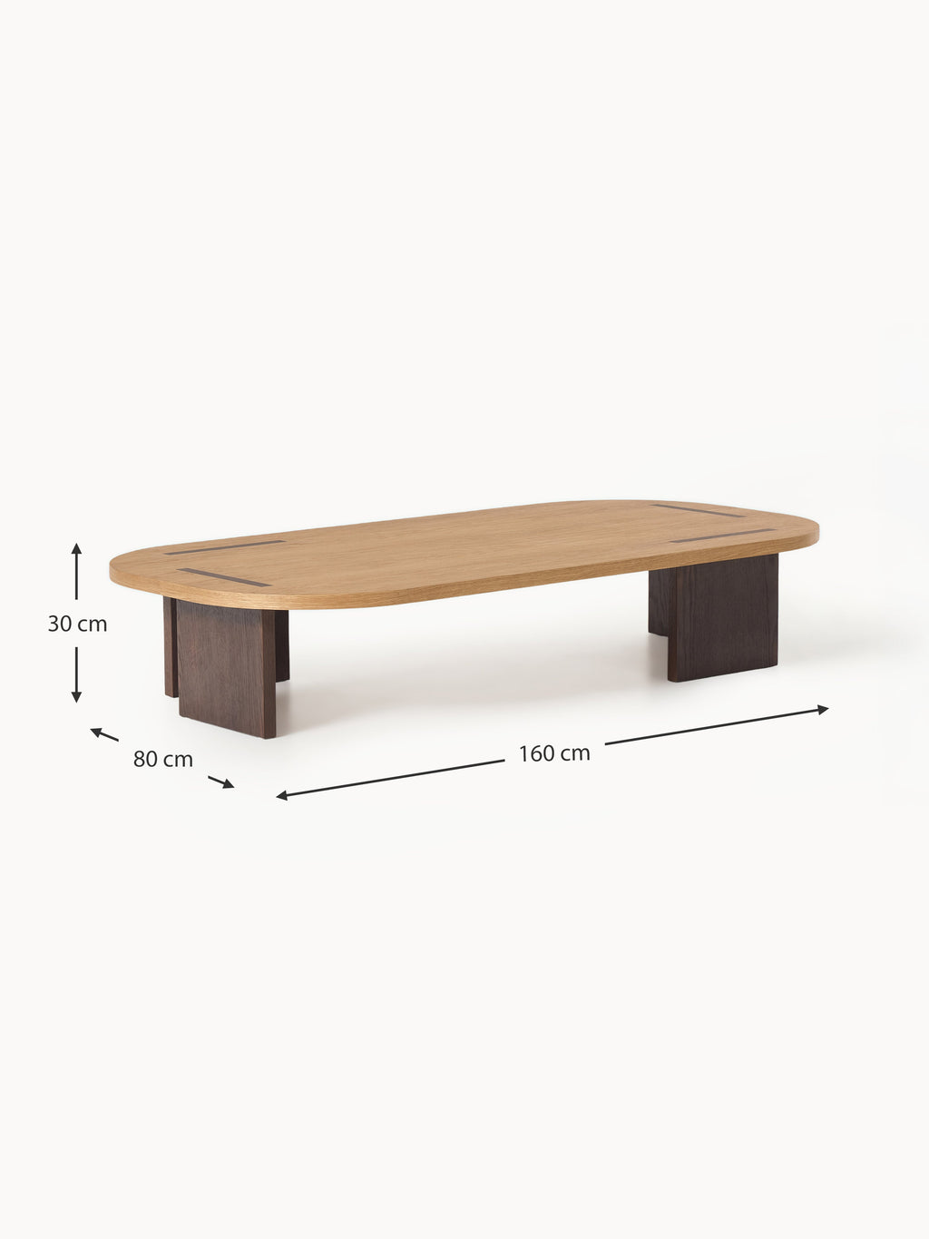 XL Holz-Couchtisch Fernanda