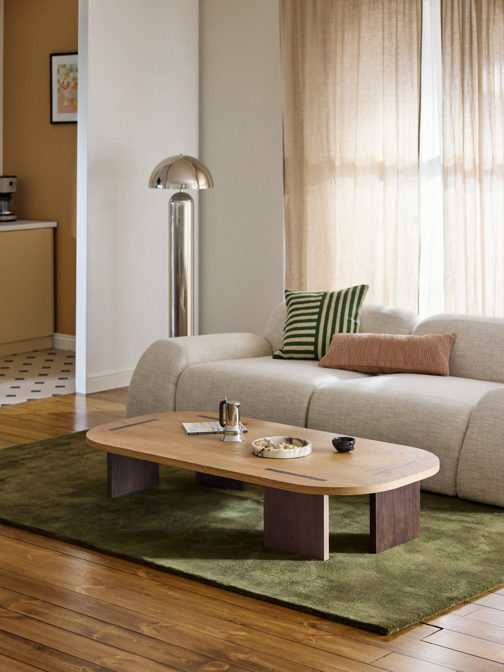 XL Holz-Couchtisch Fernanda