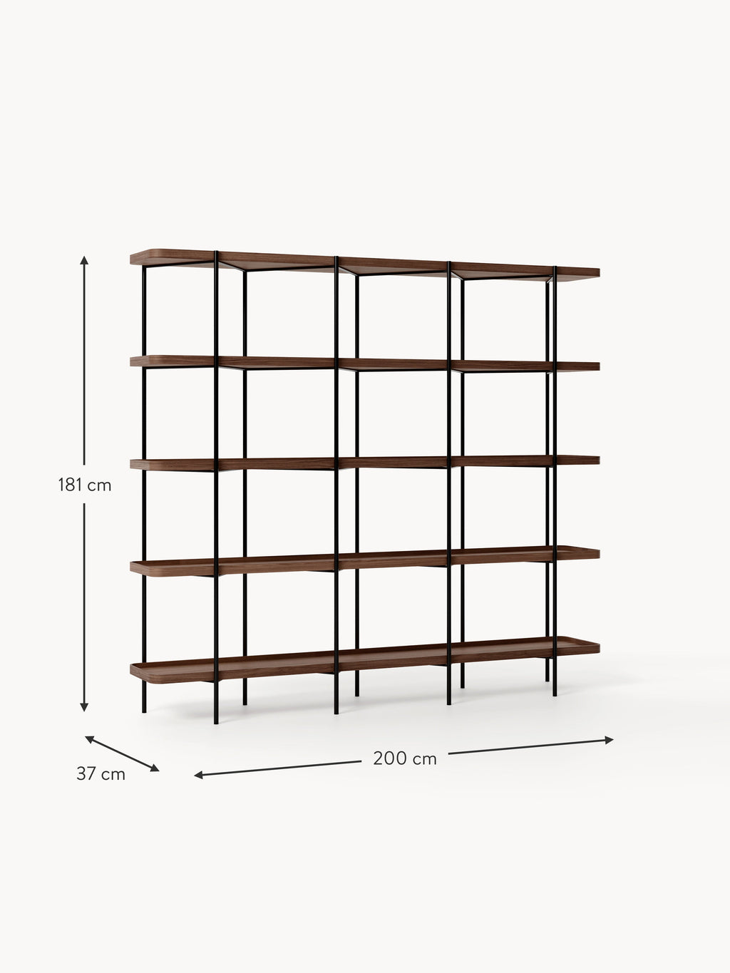 Großes Holz-Regal Renee
