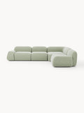 Galeriebild 1 - Modulares Bouclé-Ecksofa Wolke (4-Sitzer)