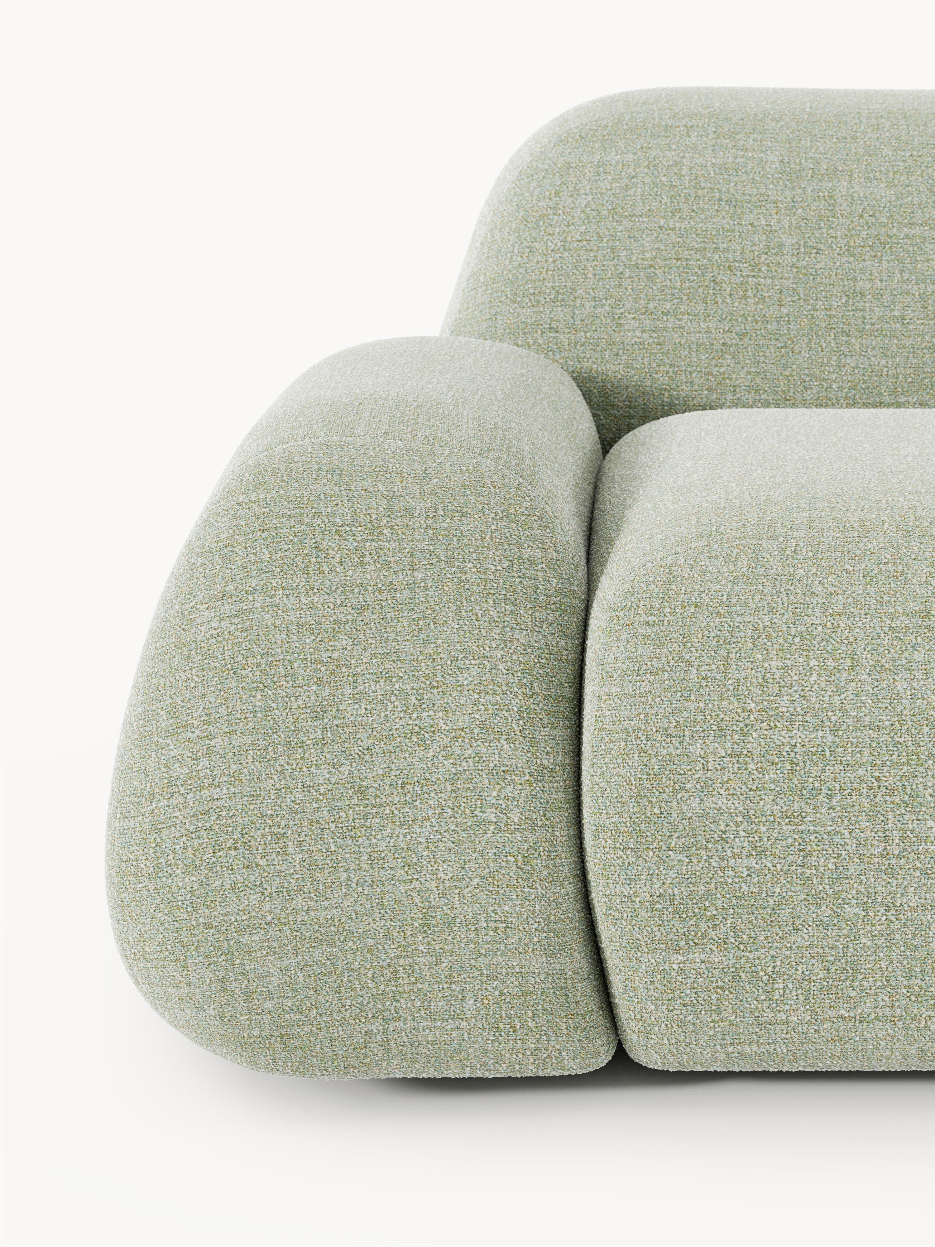 Modulares Bouclé-Ecksofa Wolke (4-Sitzer)