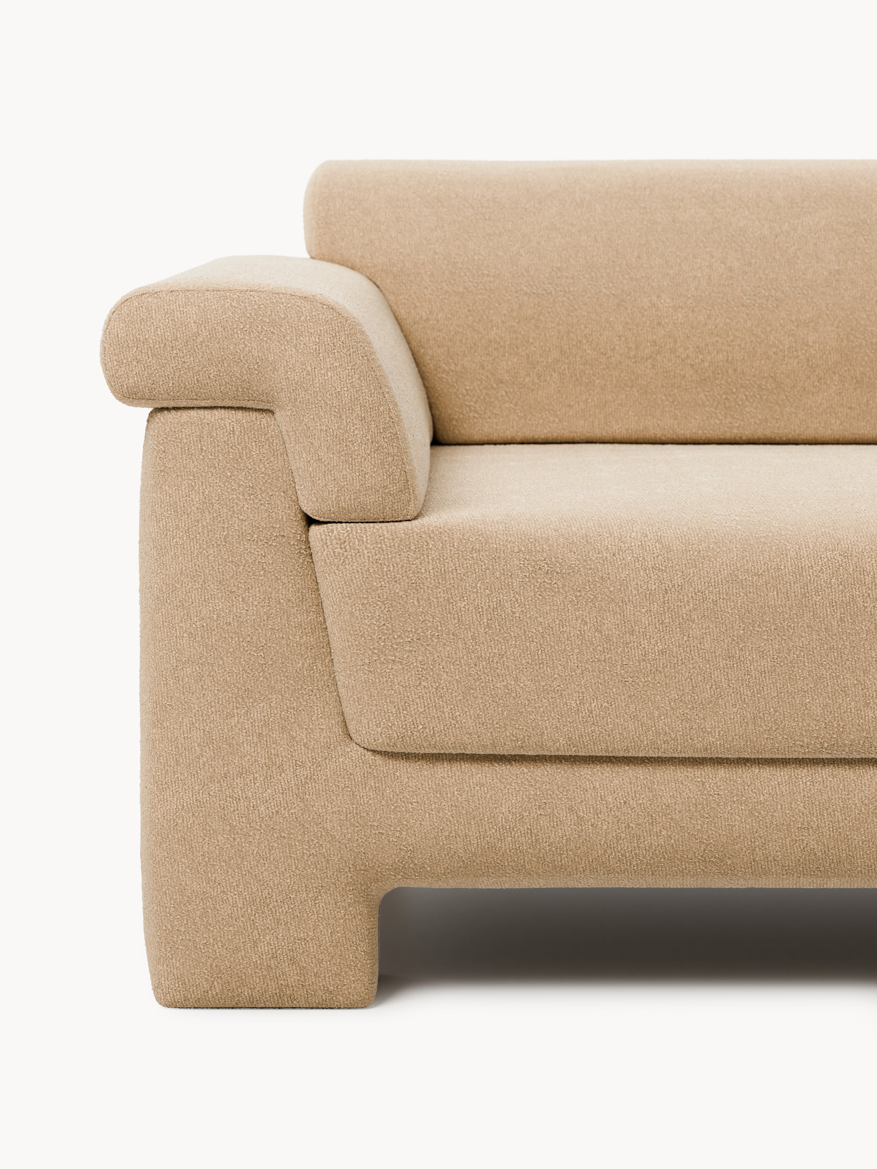 Bouclé-Sofa Atlas (3-Sitzer)