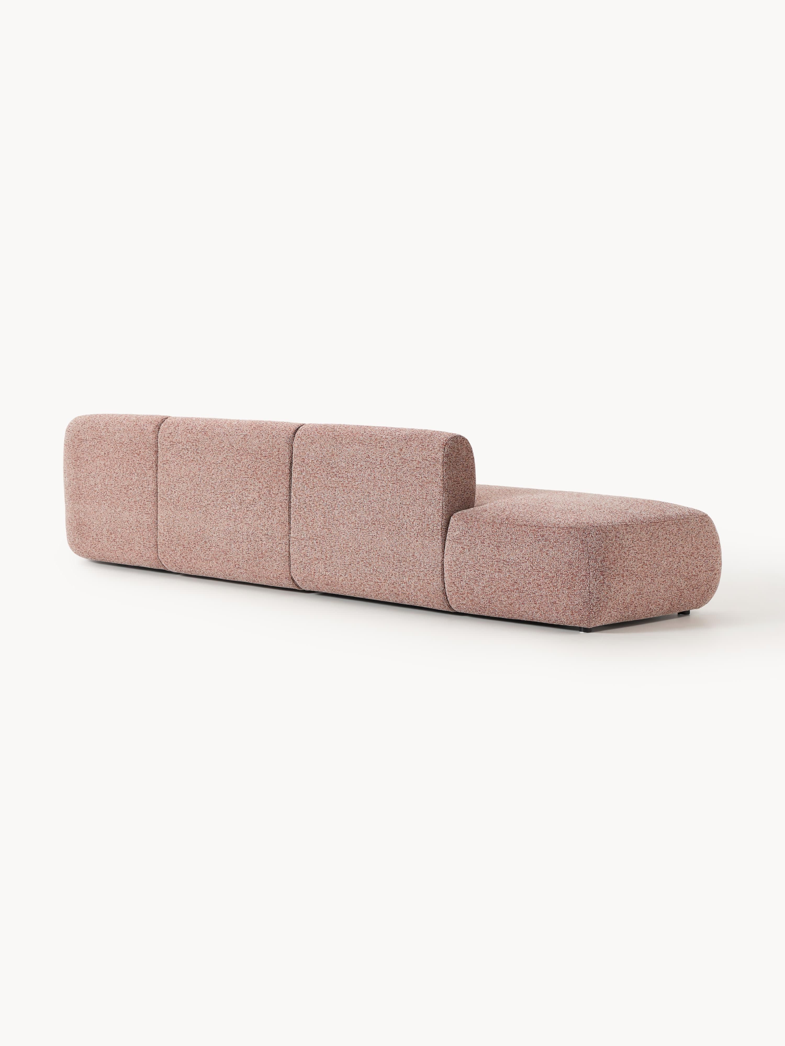 Modulare Bouclé-Chaise Sofia (2-Sitzer)