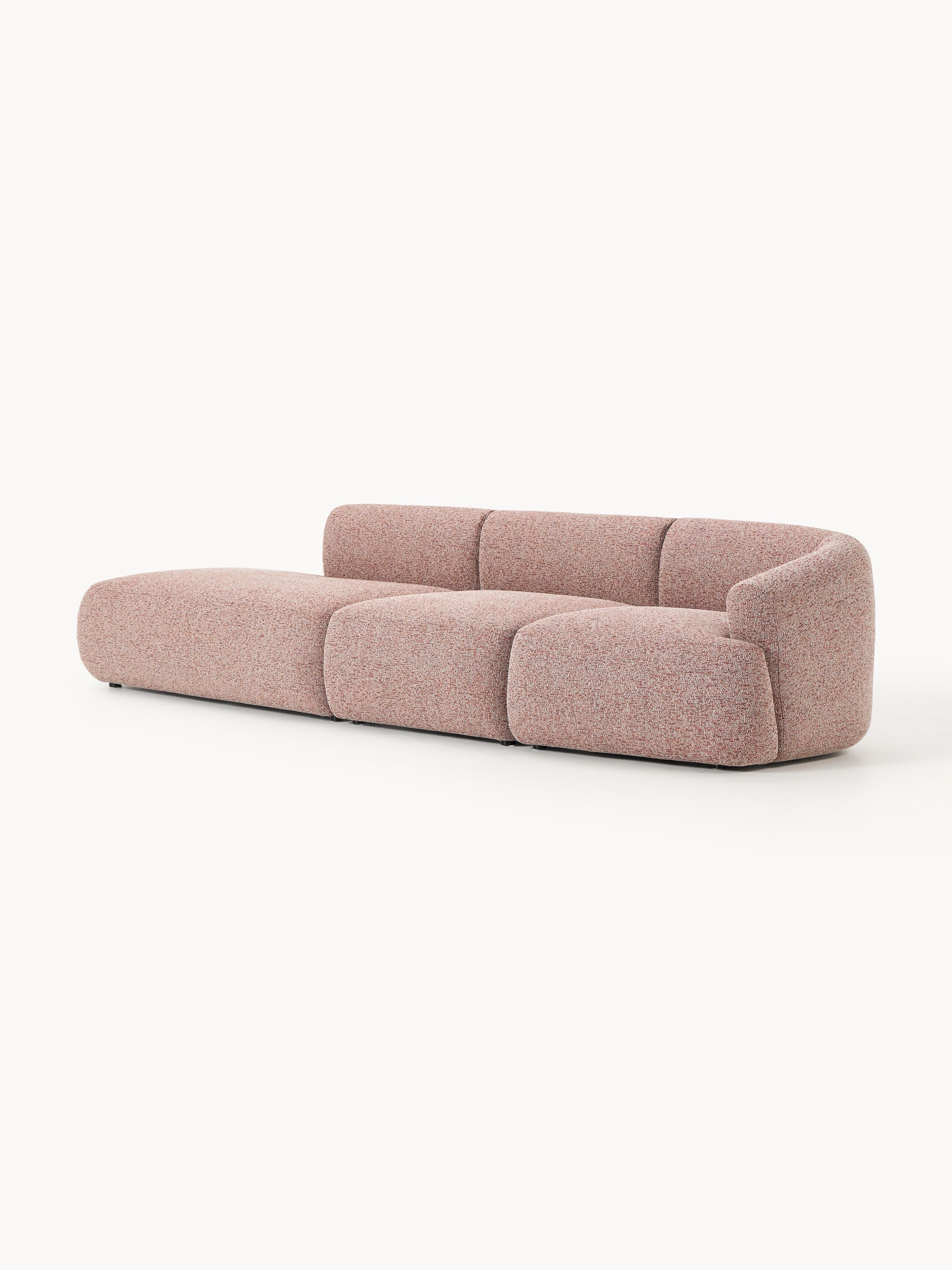 Modulare Bouclé-Chaise Sofia (2-Sitzer)