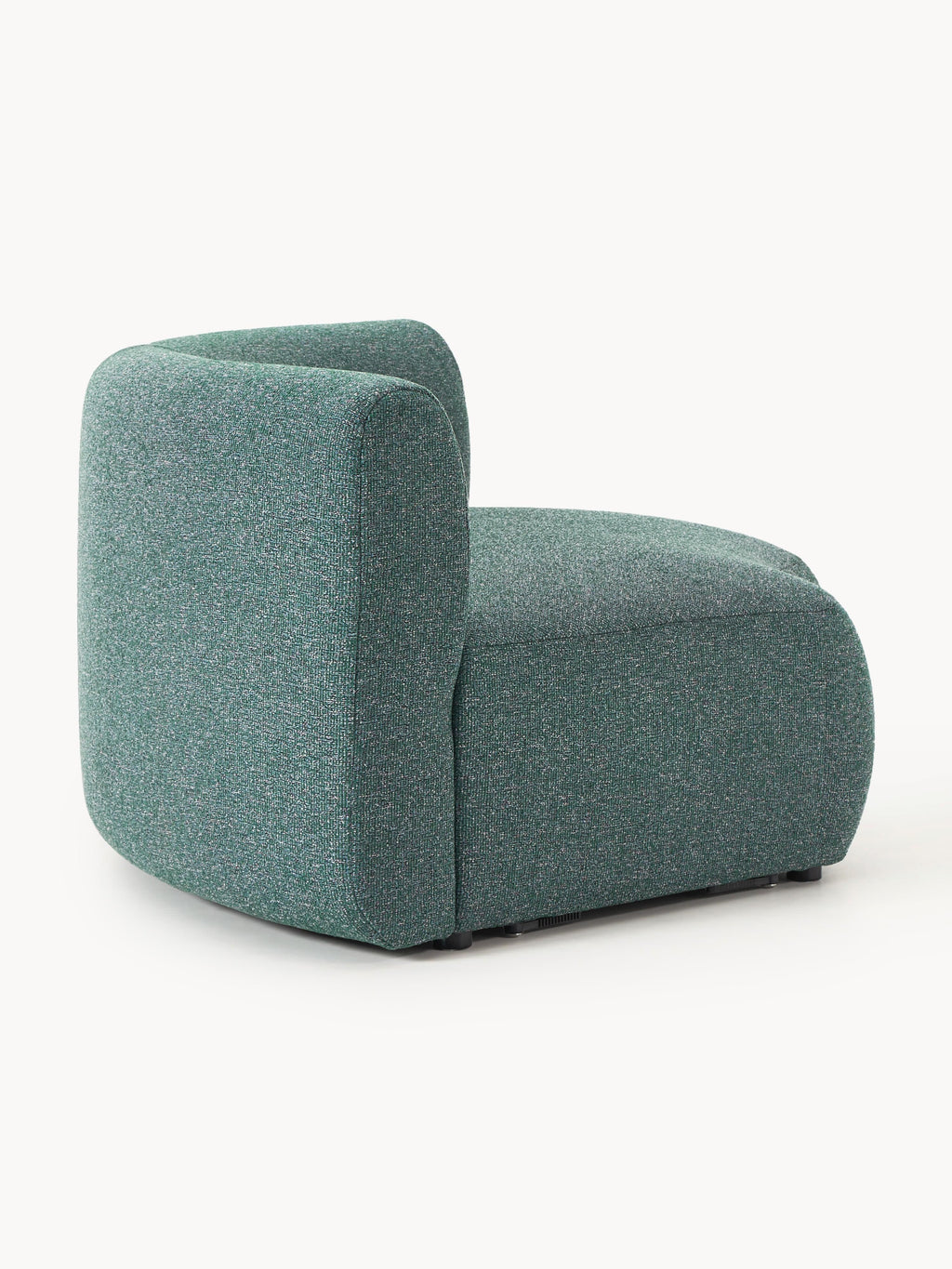 Rundes Bouclé-Eckmodul Sofia
