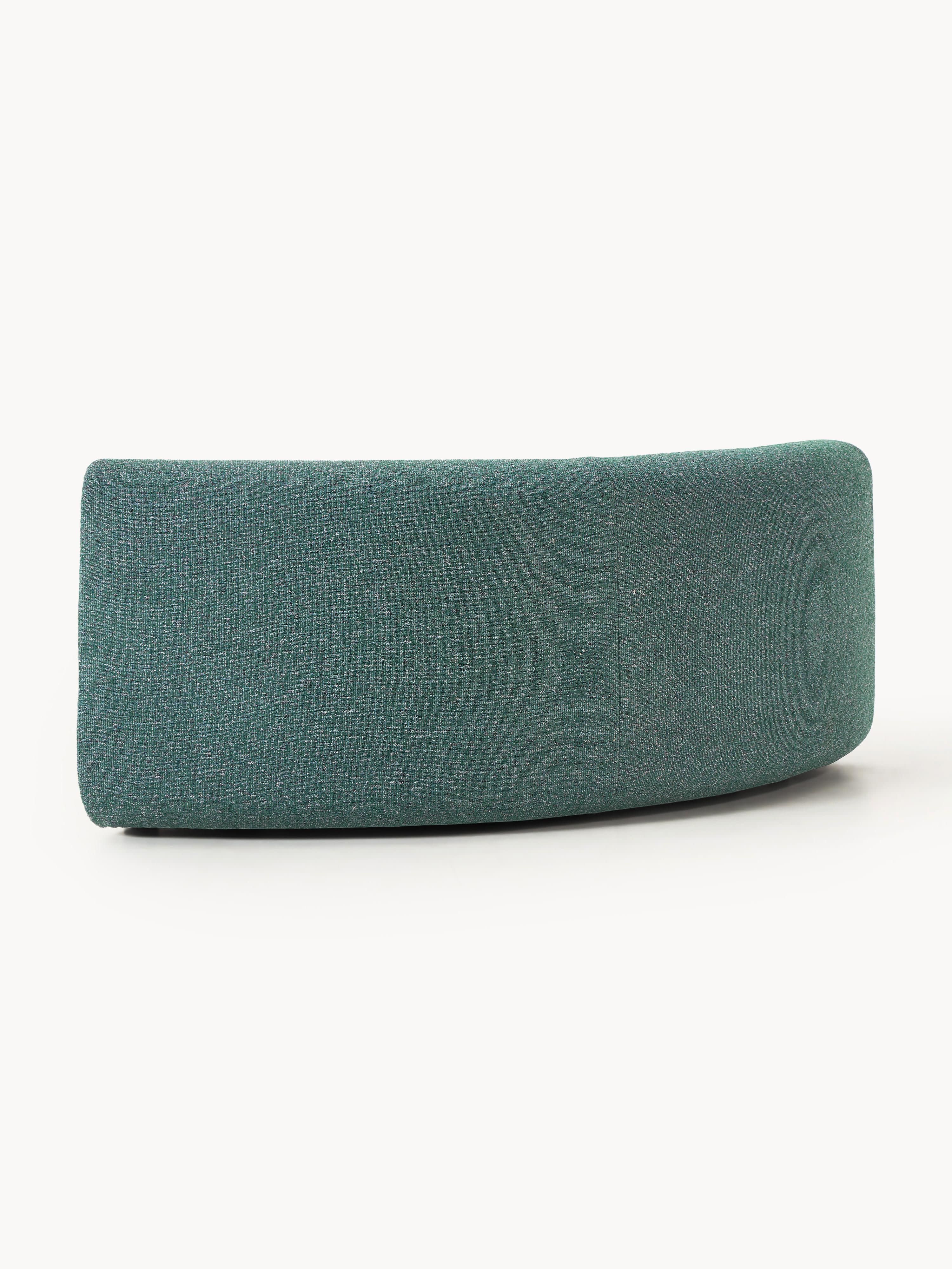 Rundes Bouclé-Eckmodul Sofia