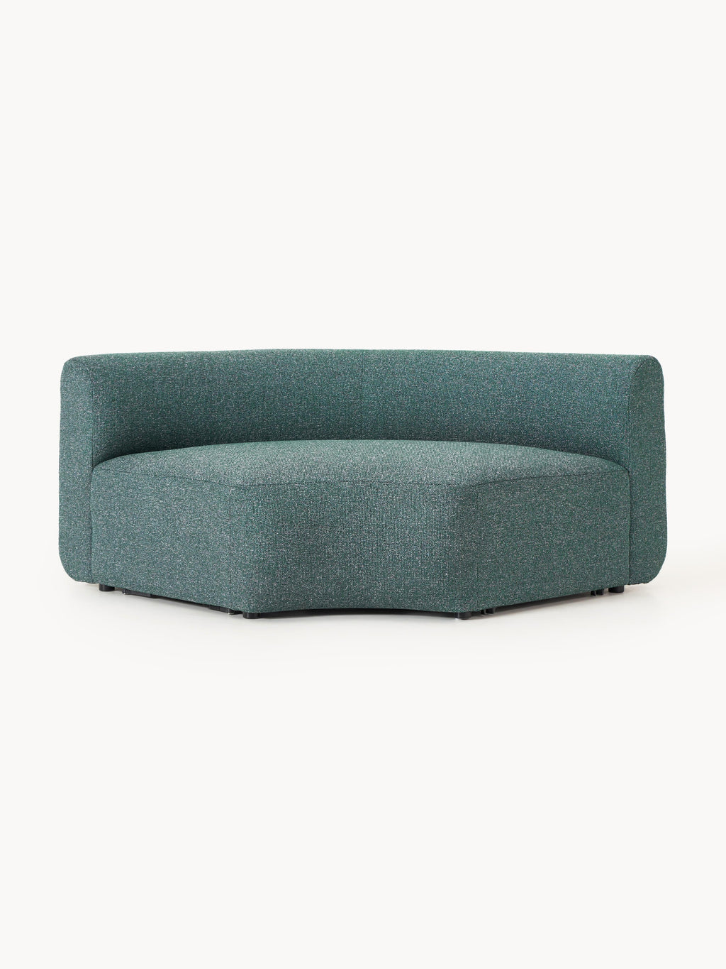 Galeriebild 1 - Rundes Bouclé-Eckmodul Sofia