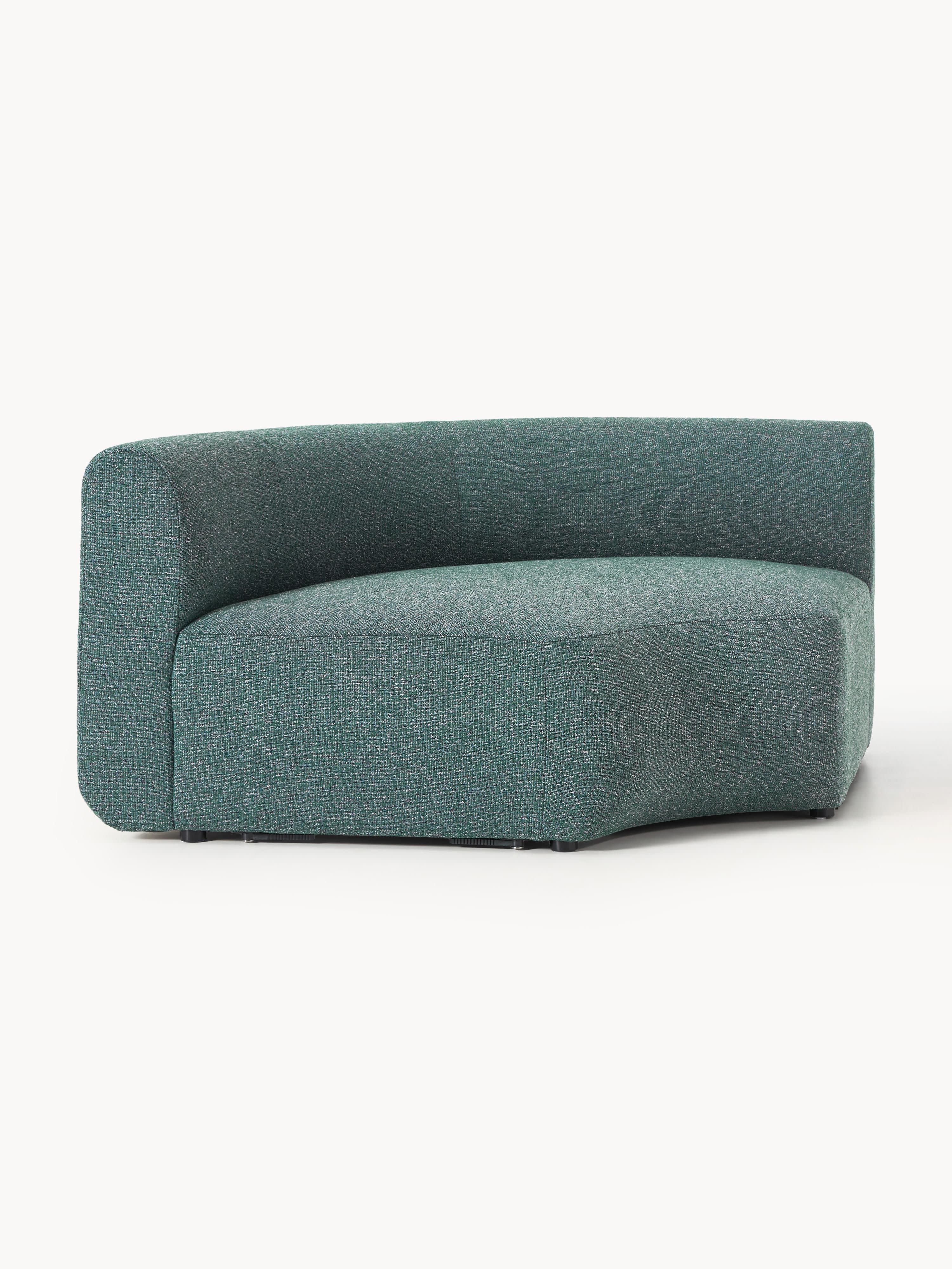 Rundes Bouclé-Eckmodul Sofia