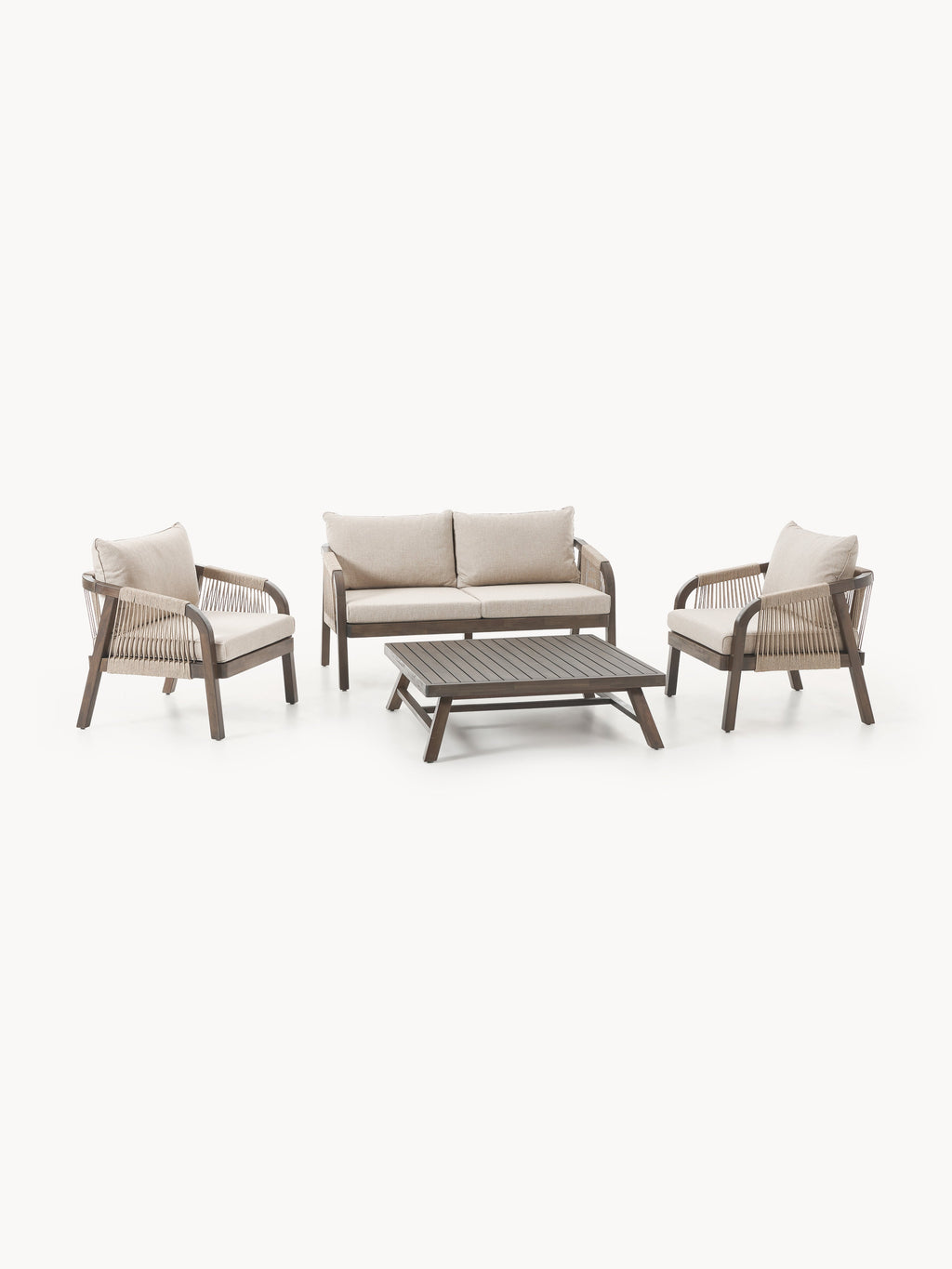 Galeriebild 1 - Garten-Lounge-Set Lu aus Akazienholz