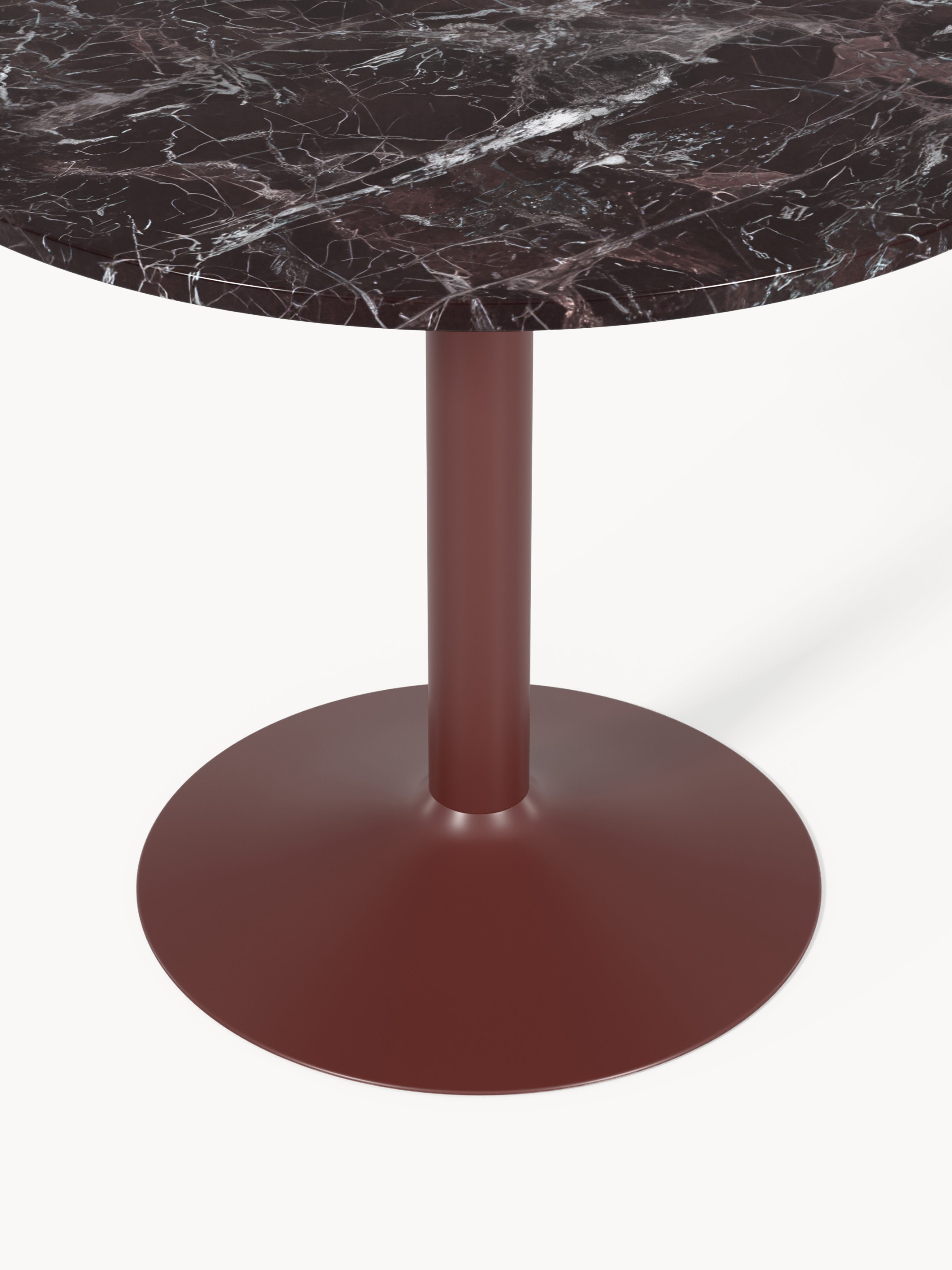 Runder Marmor-Esstisch Miley, Ø 90 cm