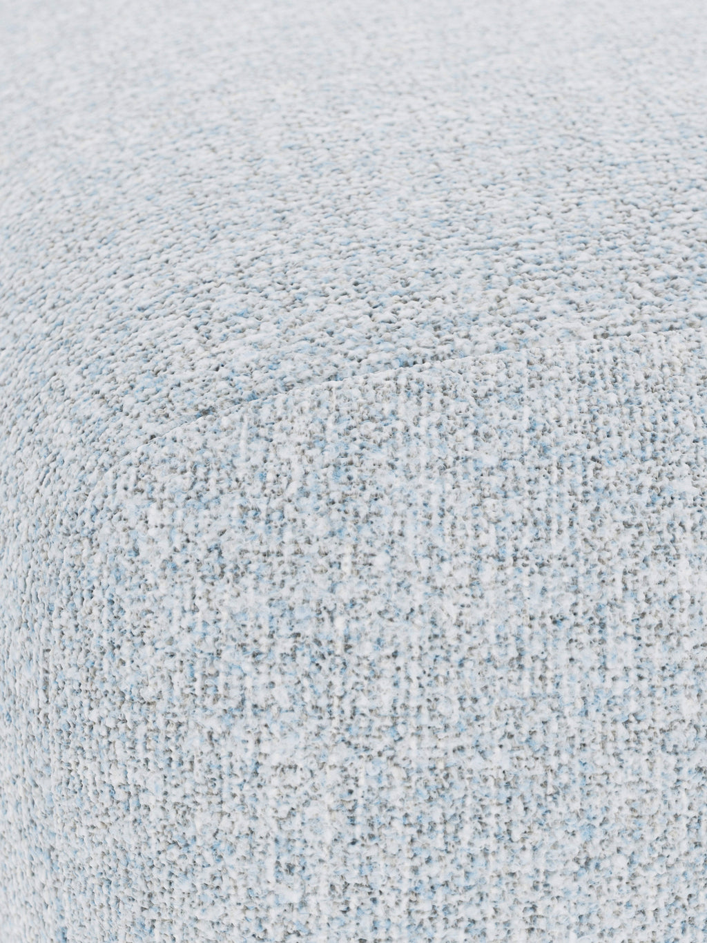 Großer Bouclé-Sofa-Hocker Wolke