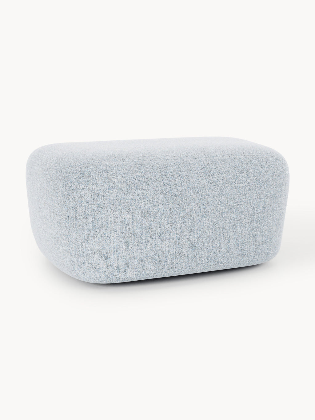 Galeriebild 1 - Großer Bouclé-Sofa-Hocker Wolke