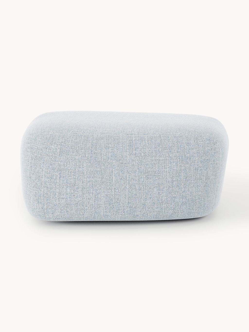Großer Bouclé-Sofa-Hocker Wolke