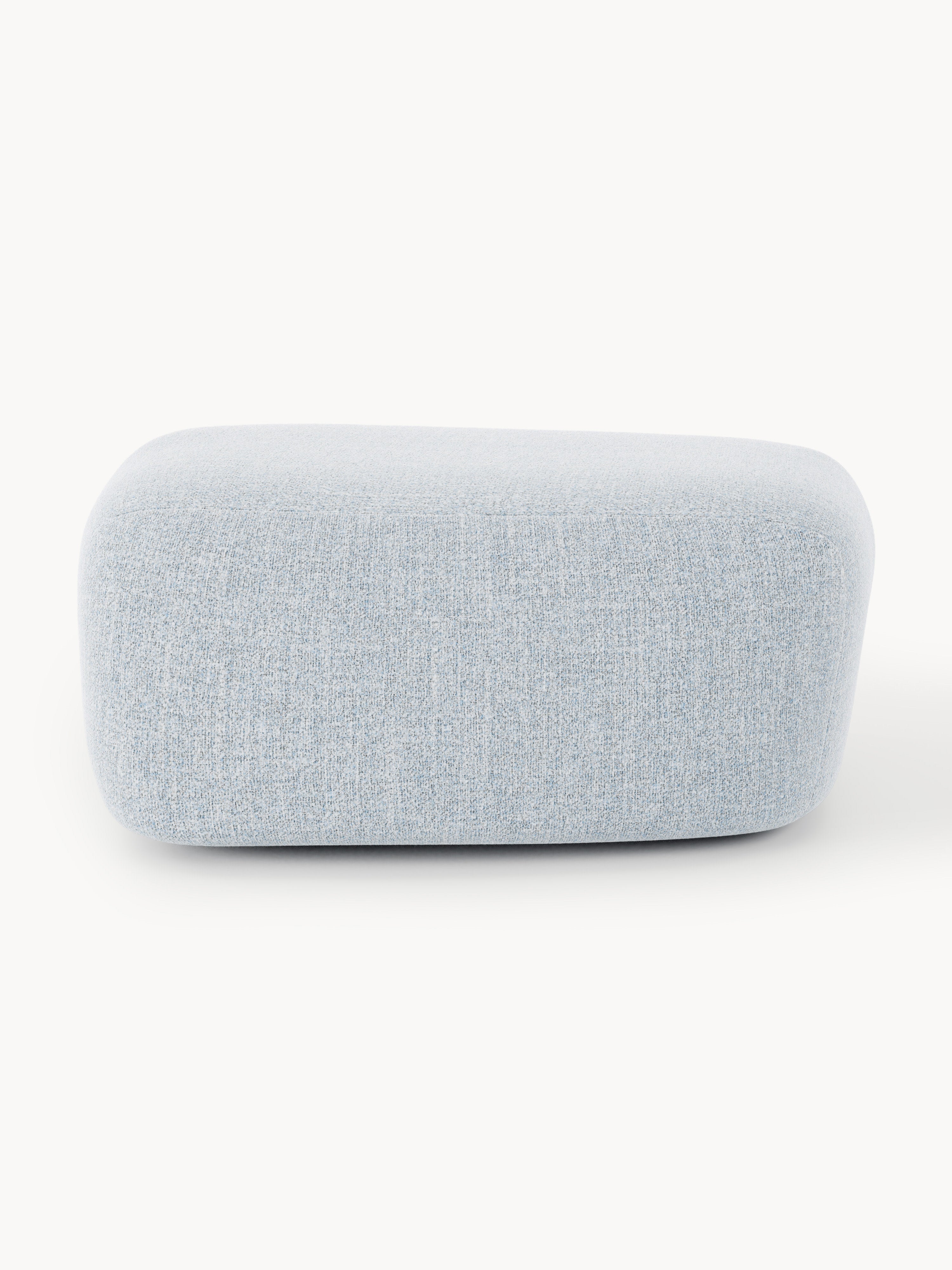 Großer Bouclé-Sofa-Hocker Wolke