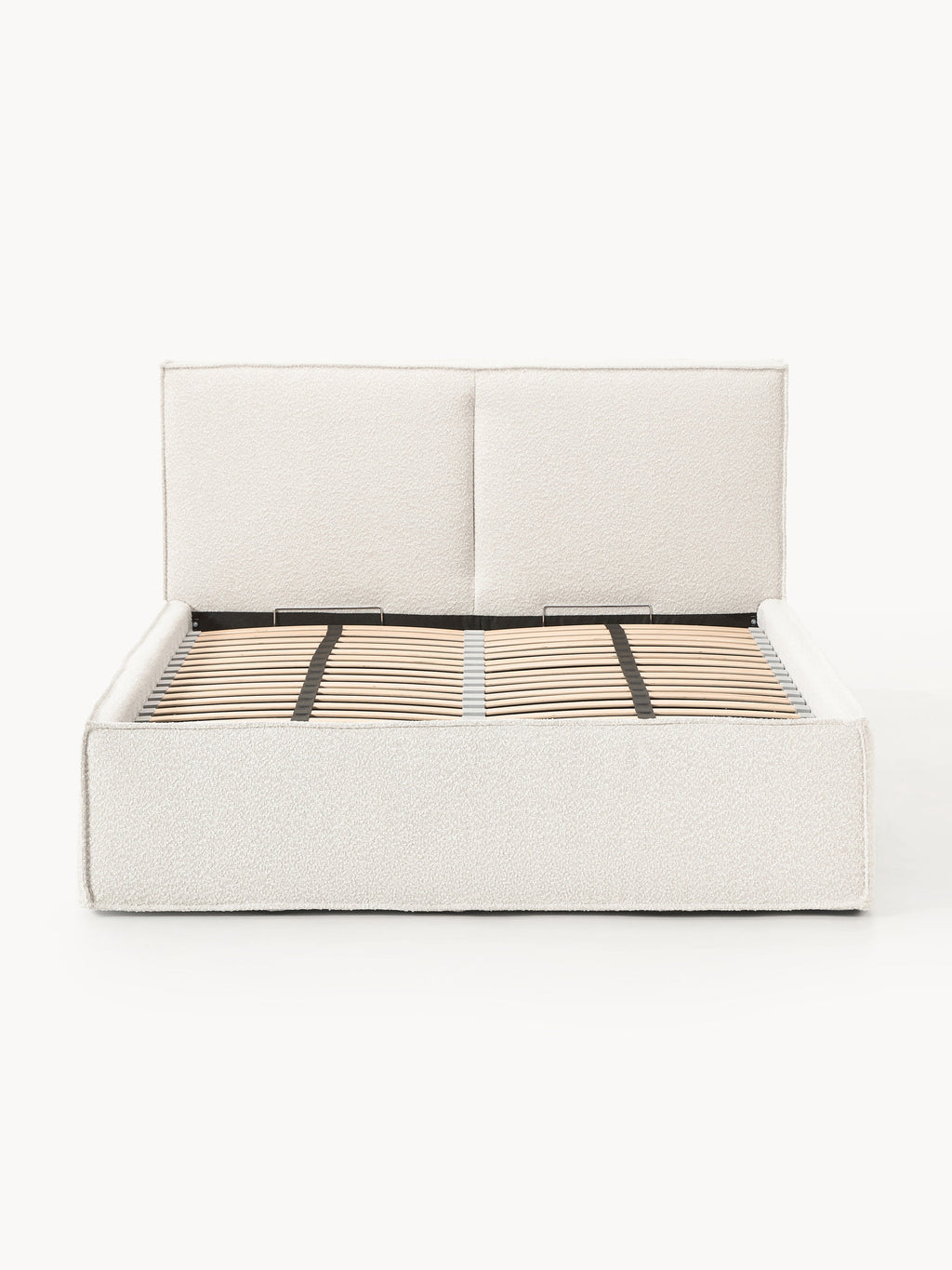 Bouclé-Polsterbett Dream mit Stauraum