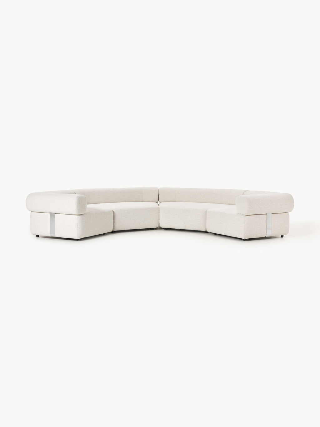Galeriebild 1 - Großes modulares Bouclé-Sofa Anton