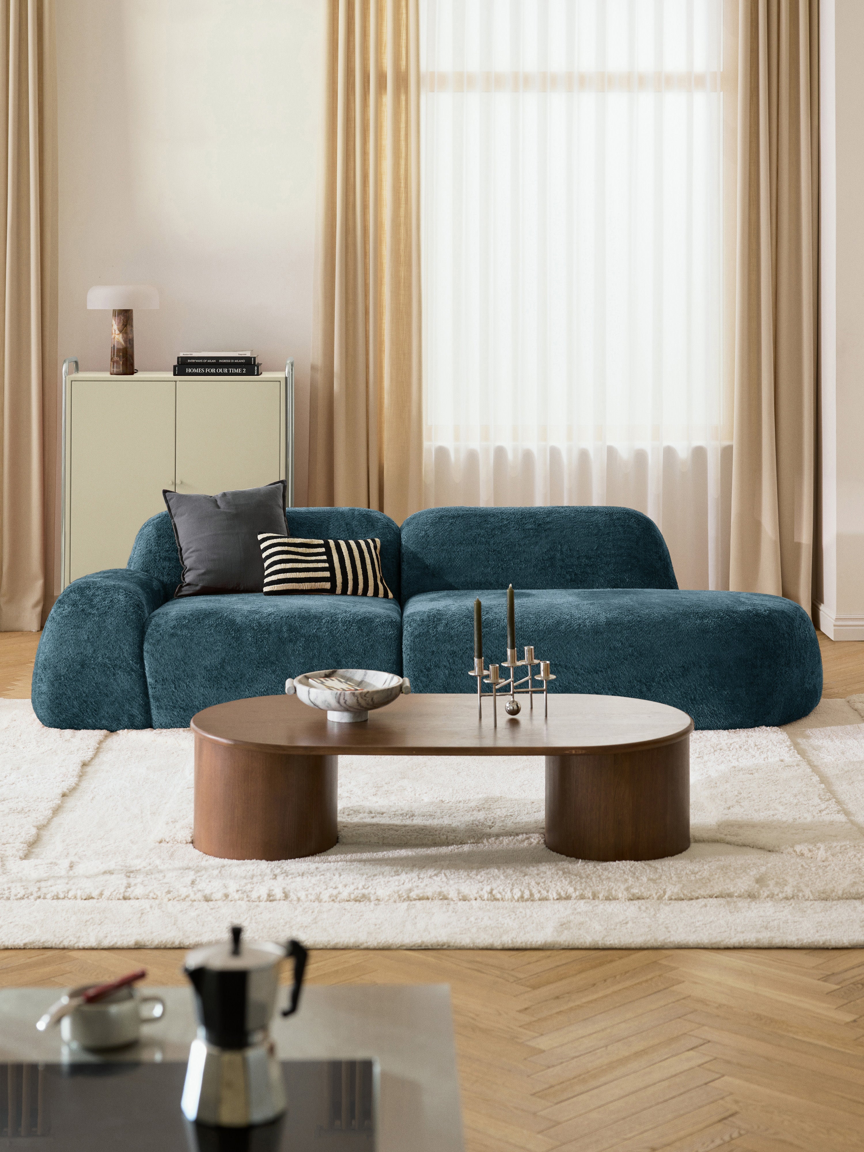 Teddy-Bouclé-Chaise Wolke