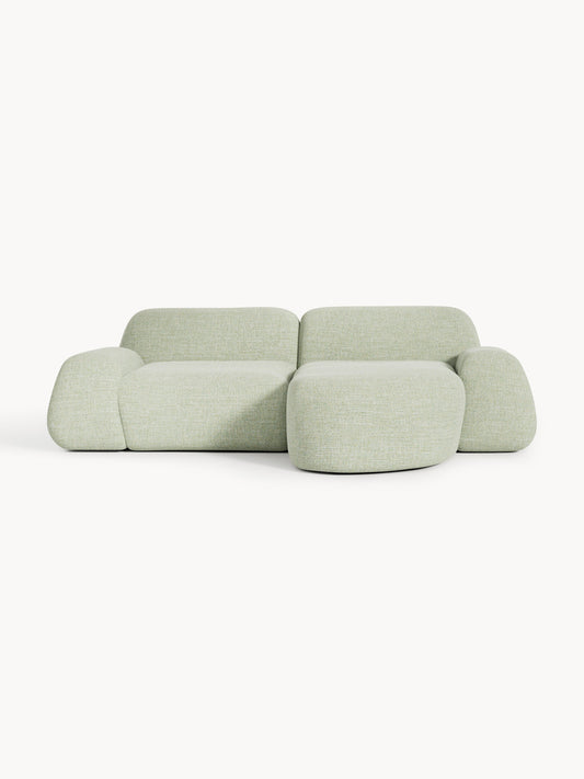 Galeriebild 1 - Modulares Bouclé-Ecksofa Wolke (3-Sitzer)