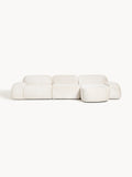 Galeriebild 1 - Modulares Teddy-Bouclé-Ecksofa Wolke (4-Sitzer)