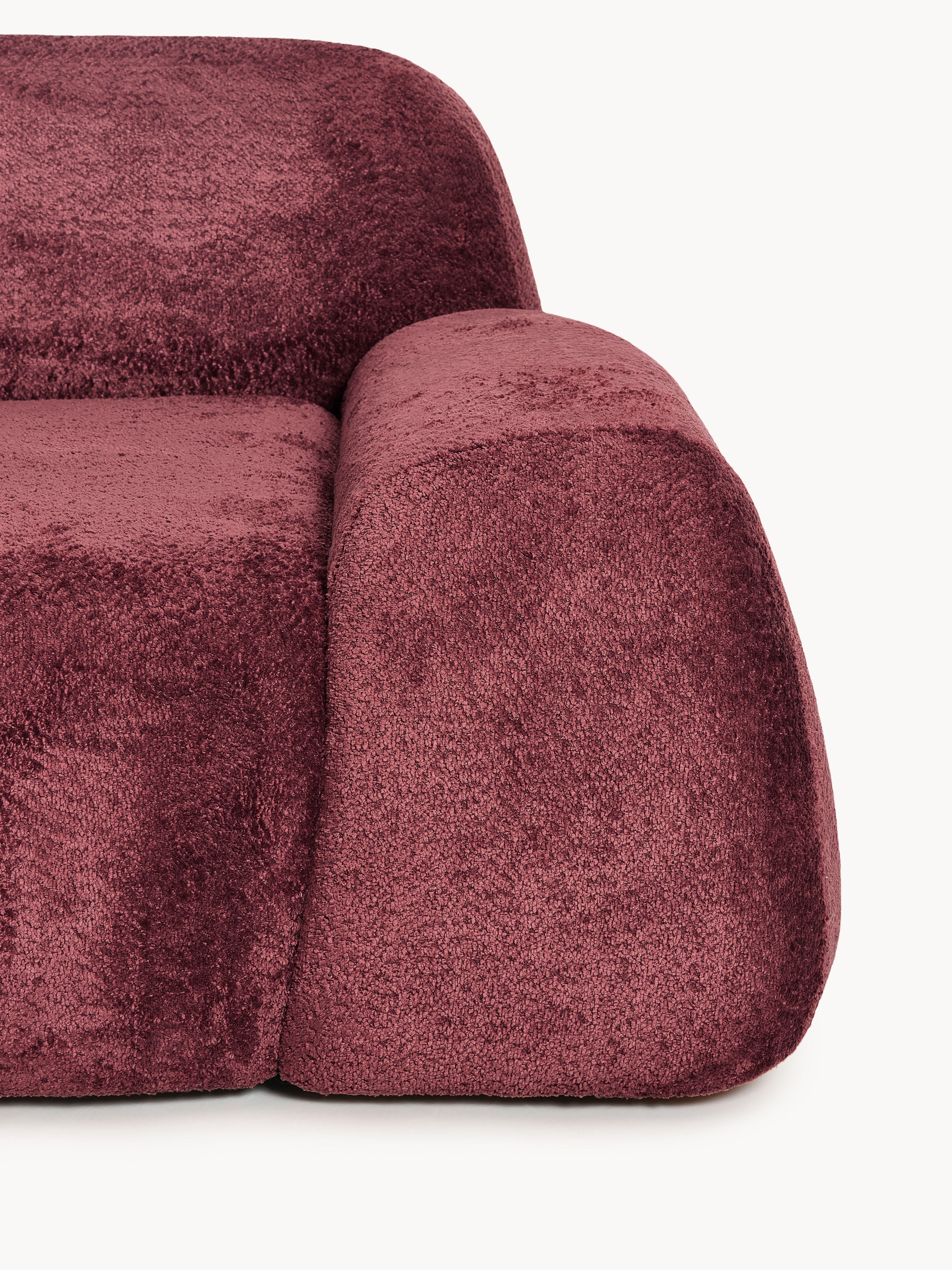 Modulare Teddy-Bouclé-Chaise Wolke (3-Sitzer)